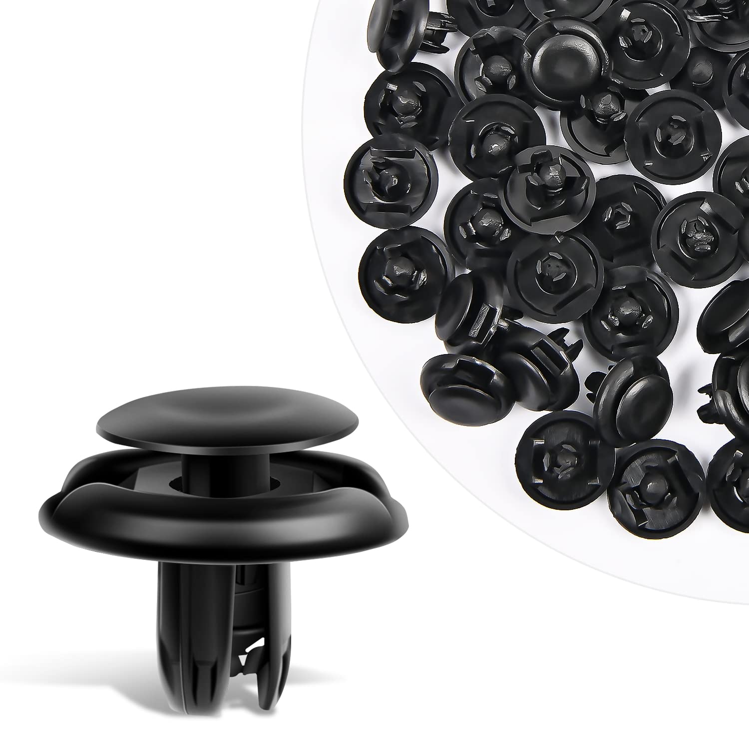 Gooacc 50Pcs Upper Seal Radiator Cover Push-Type Retainer Compatible With Toyota Lexus 90467-08217 4Runner Fj Cruiser Tacoma Gx4