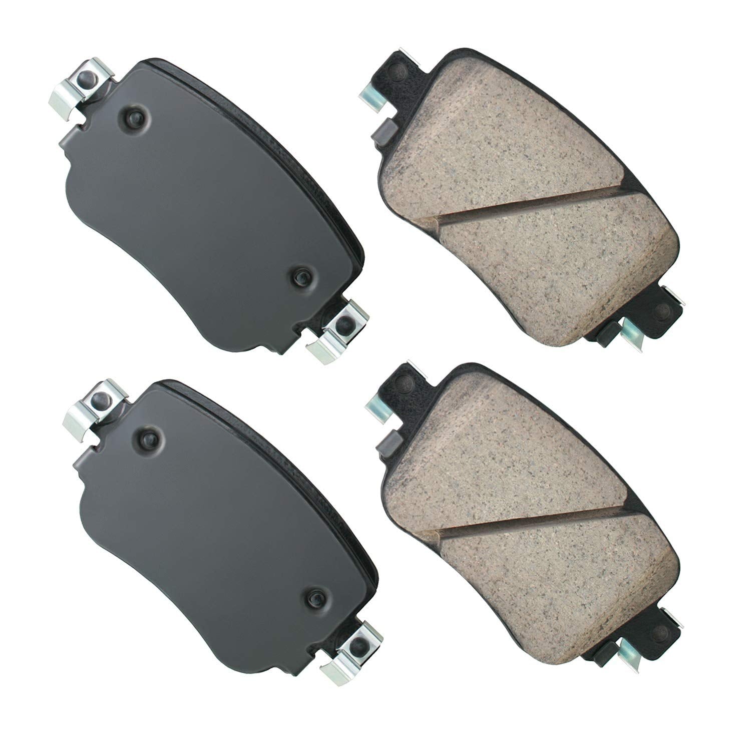 Akebono Brakes - Brake Pad Set - Superior Initial Effectiveness With No Required Break-In Period, 1 Year Limit Warranty (Eur1779