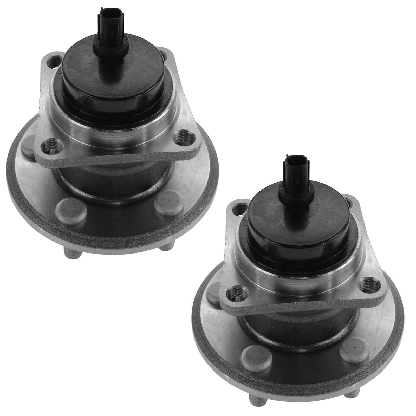 Trq Rear Wheel Hub Bearings Assembly Set Compatible With 2009-2010 Pontiac Vibe 2009-2018 Toyota Corolla 2009-2013 Matrix