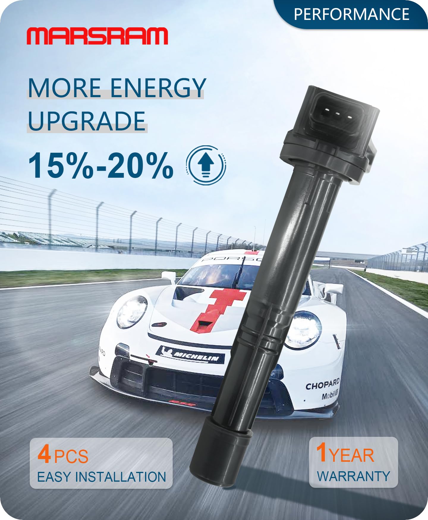 Marsram Ignition Coil Pack Uf311 For Honda 2003 2004 2005 2006 2007 2008 2009 2010 2011 Accord Crv Civic Si Element S2000 For 20