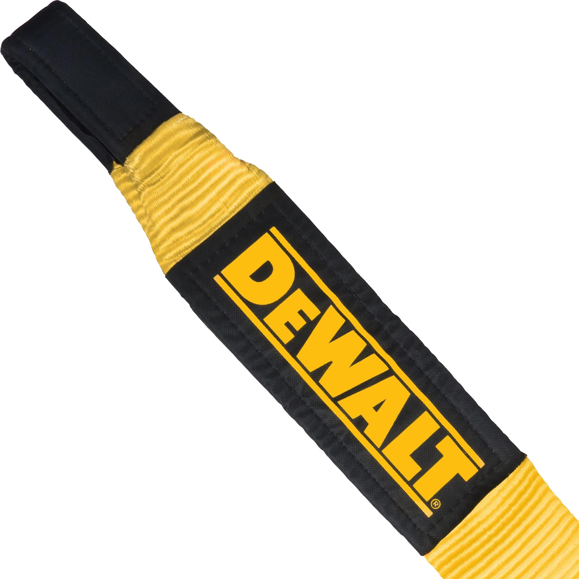 DEWALT DXBC40000 Black/Yellow 4 x 30' Recovery Tow Strap - 13,333 lb Safe Working Load / 40,000 lb Break Strength