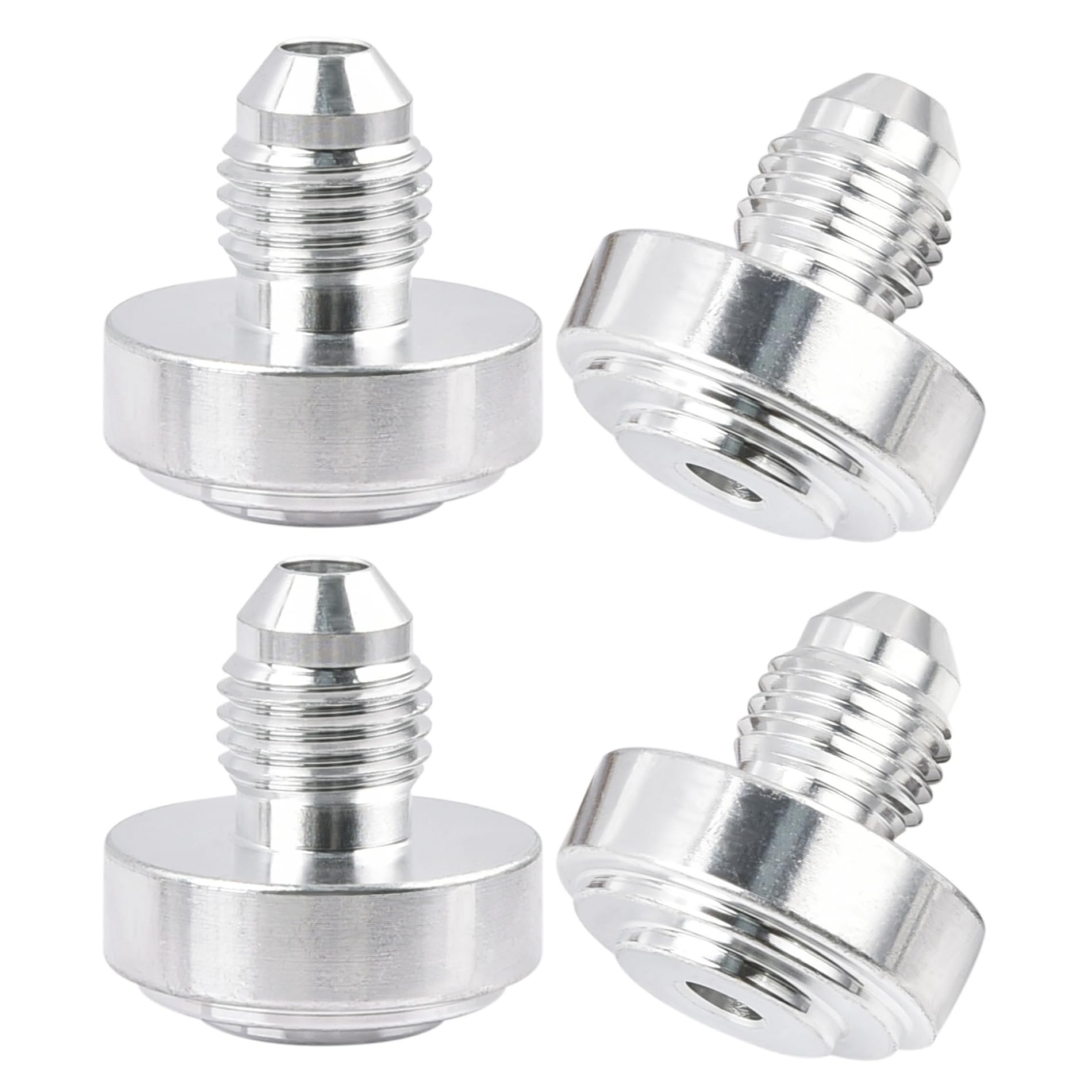 EVIL ENERGY 4AN Male Weld on Bung Fitting Aluminum 4PCS