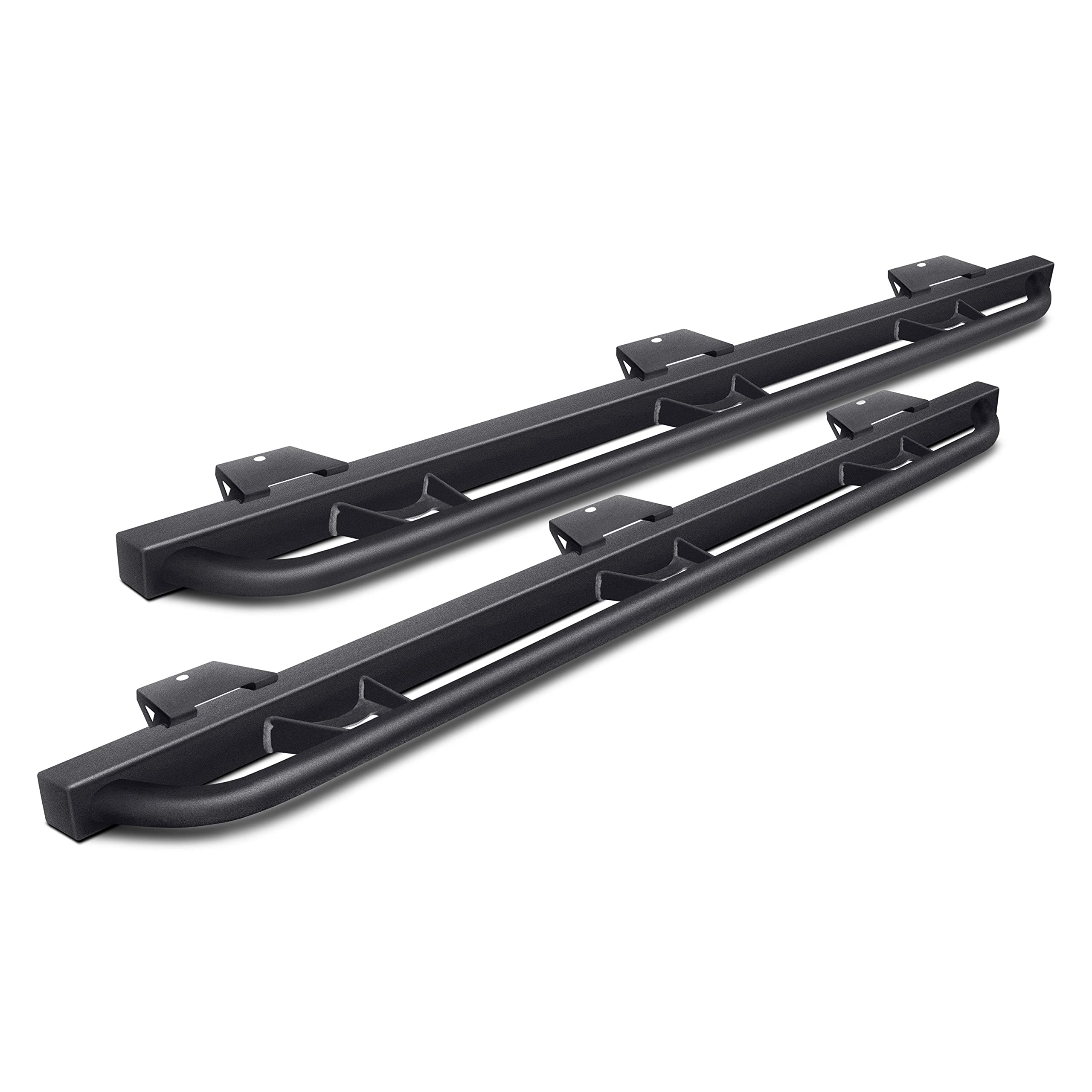 Realtruck Trail Sliders For Nissan Frontier | Cab Length, Heavy Duty 2' Tubing, Textured Black | Tsn22Cc-Tx | Fits 2022-2024 Nissan Frontier Crew Cab,