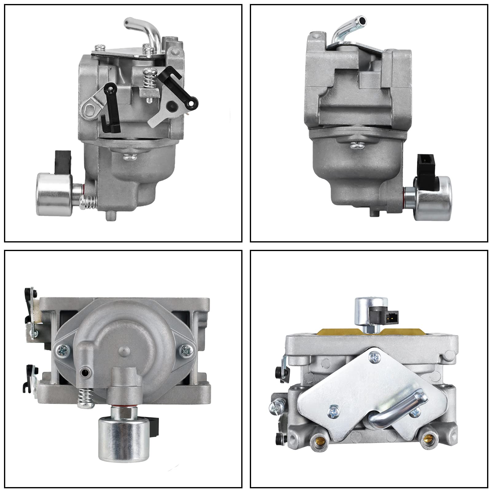 Fh641V Carburetor For Kawasaki Fh641V Fh721V Fh661V Fh680V Fx850V Fh751V Fx801V 22 Hp Engine Carb Replace# 15004-1010 15004-0760 15004-1008 15004-0757 15004-1005 15004-7024 15003-7094 With Gaskets