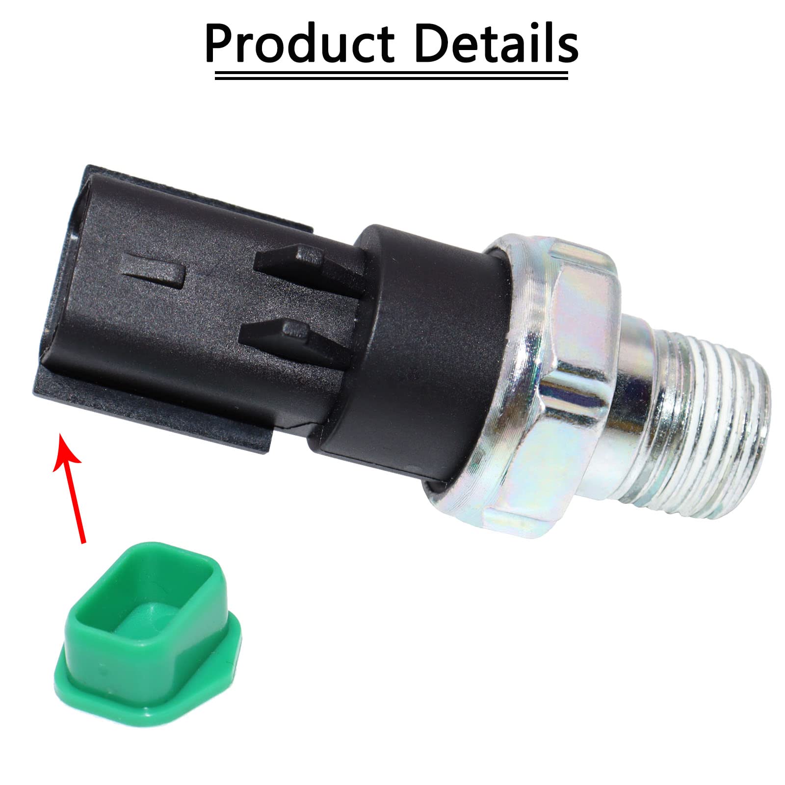 Kejsted Engine Oil Pressure Sensor Switch Sender Unit 5149098Aa 4608303Ab 12611500893 Compatible With Dodge Neon Nitro Jeep Chrysler Sebring Town & Country Plymouth Mini Vw Eagle 4609026 4687649