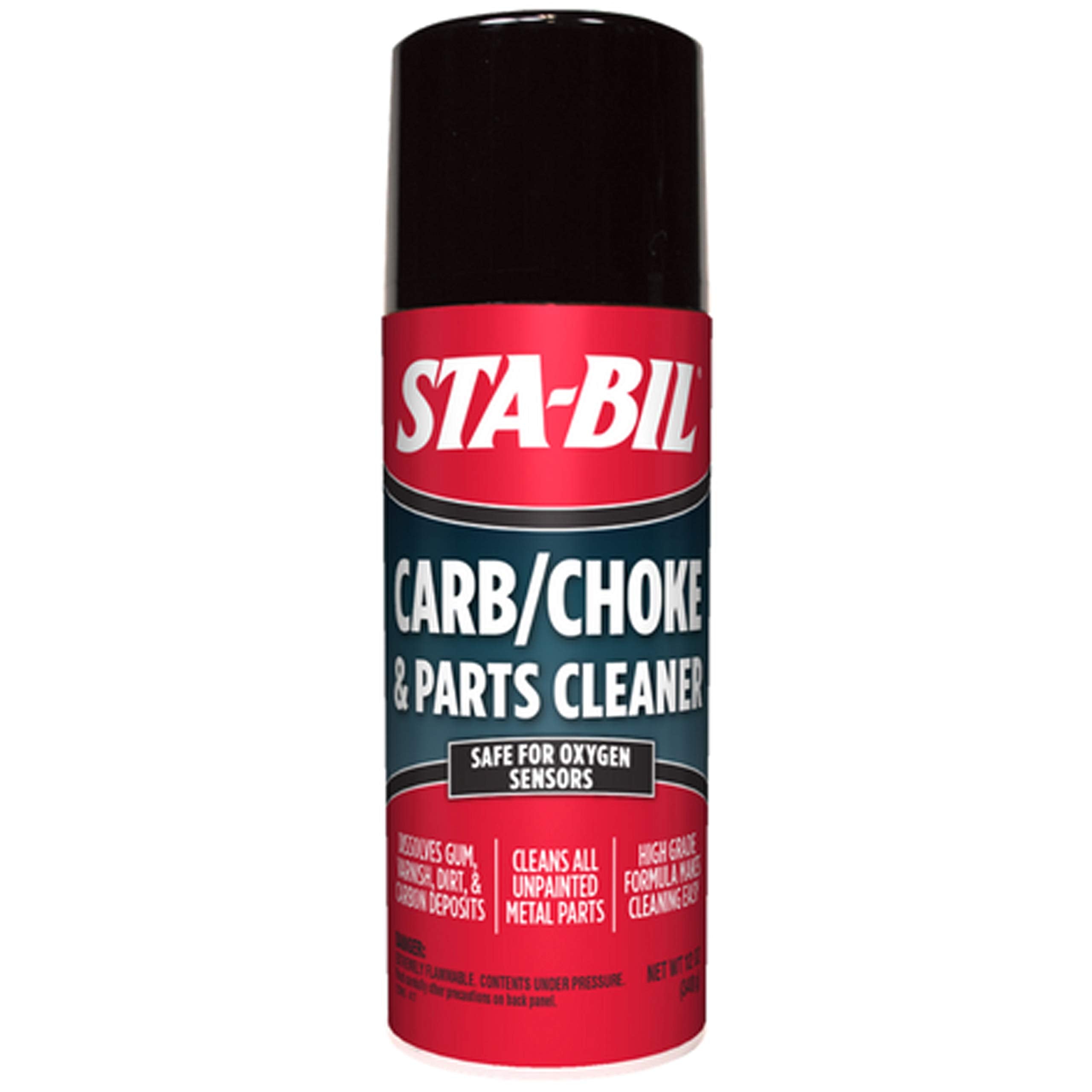 Sta-Bil Carb/Choke & Parts Cleaner - Safe For Oxygen Sensors - Dissolves Gum, Varnish, Dirt, & Carbon Deposits - Cleans Unpainte