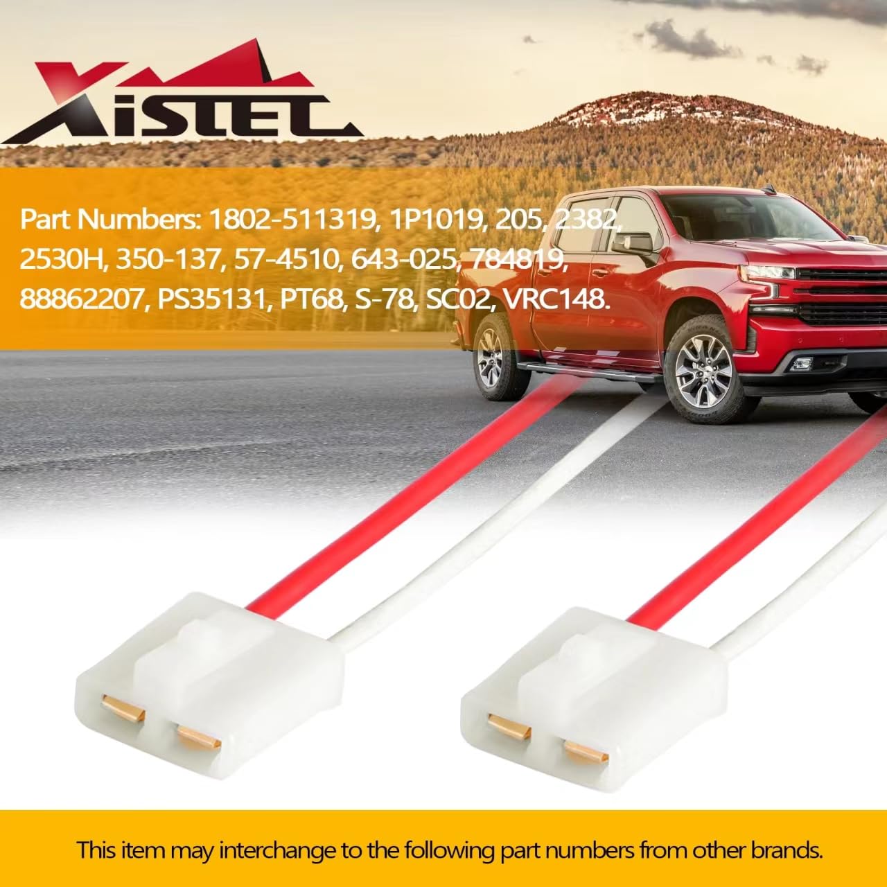 Xislet Alternator Pigtail Connector Replacement Compatible With 72-88 Gm Cars Trucks 10Si 12Si 15Si 17Si Alternator Connector Wi