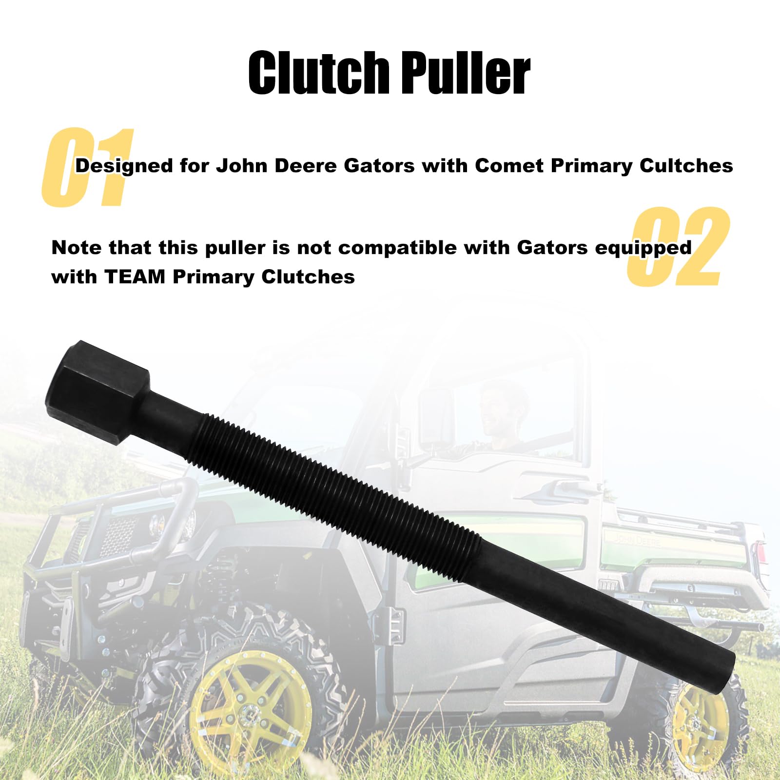 RYANSTAR RACING Heavy Duty Primary Clutch Removal Tool Clutch Puller John Deere Gator Accessories Compatible with John Deere wit