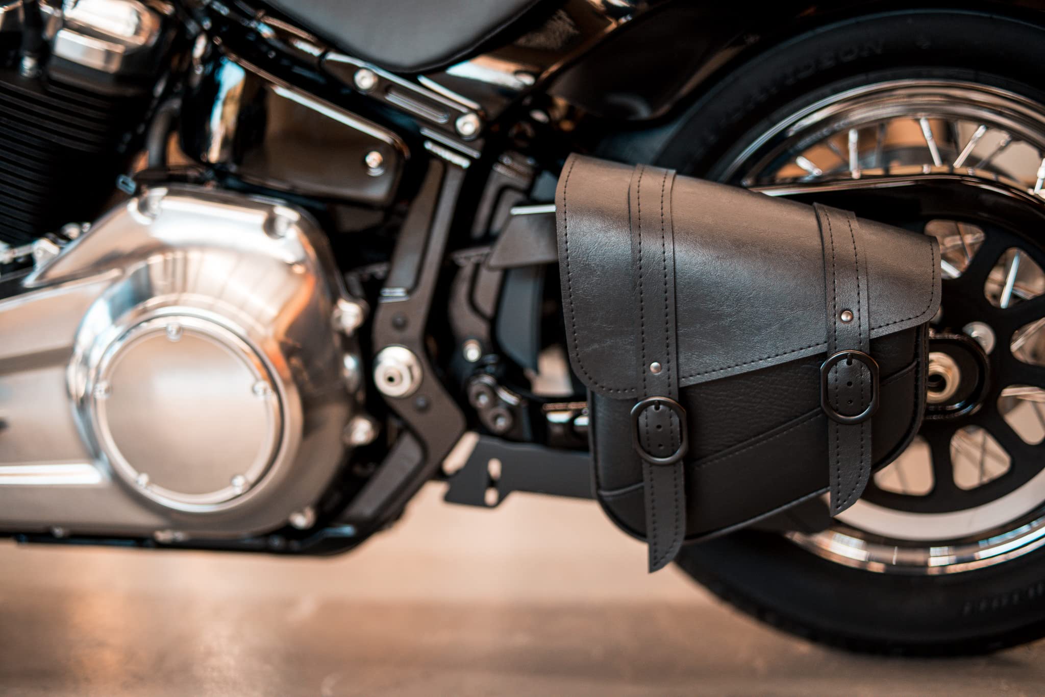 Dowco Willie & Max Black Jack Swingarm Bag - Black Buckle - Triangulated Swingarms - 59776-05,10.5'' x 11.5'' x 4.5''