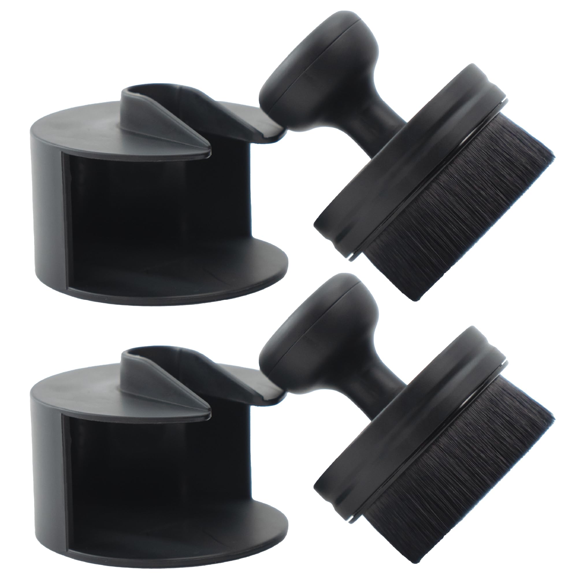 VIKING Tire Shine Applicator Brushes, Automotive Tire Dressing Applicator Brush, Storage Stand Included for Tire Detailing and C