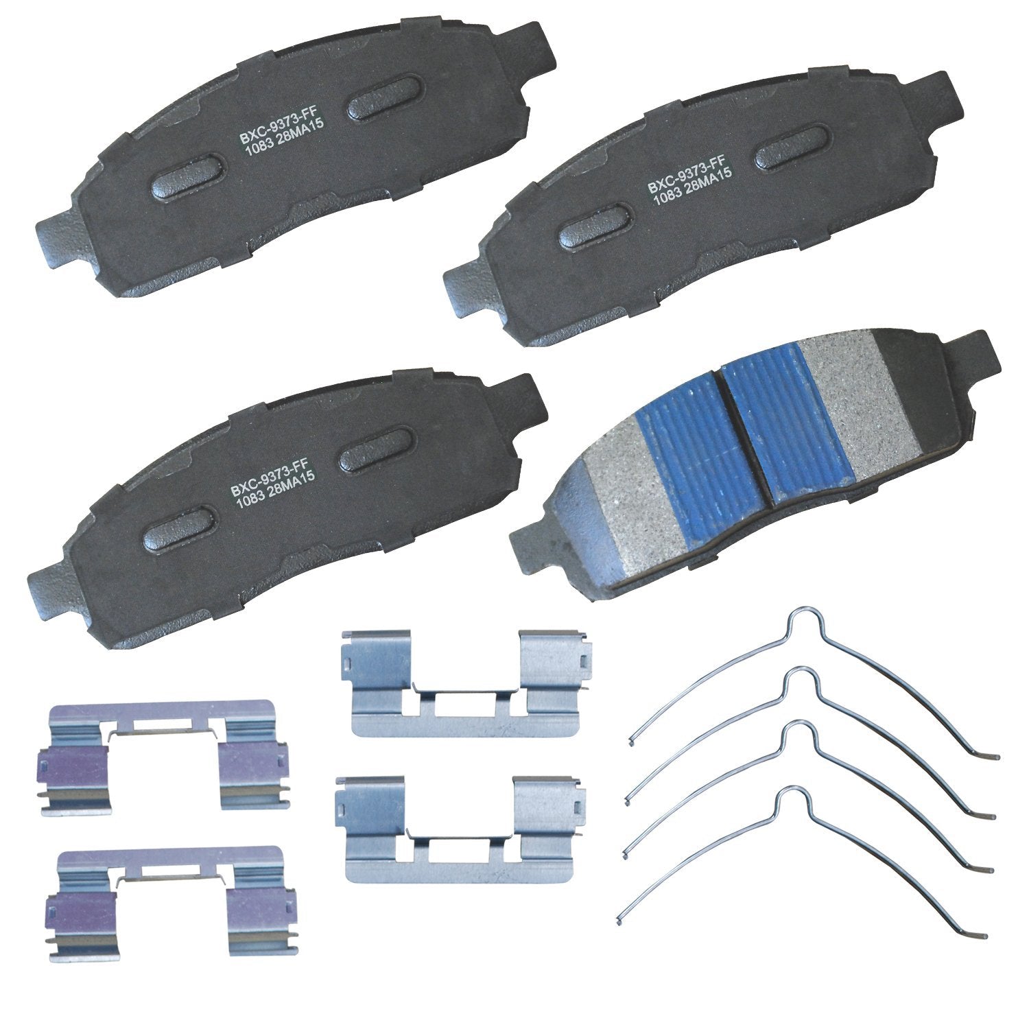 Bendix Premium Sbc1083 Ceramic Front Brake Pads For Ford F-150 2009-2004, Lobo 2005-2004