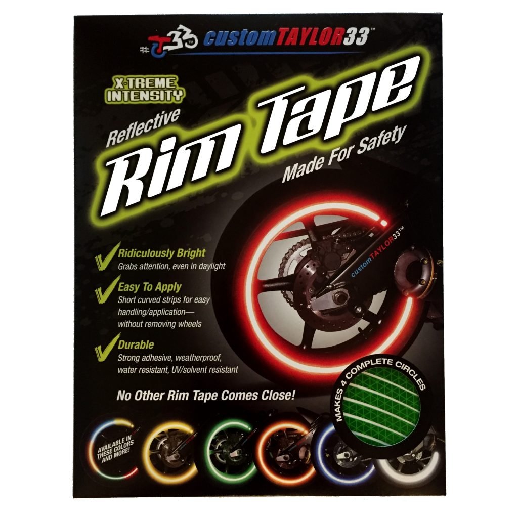 Customtaylor33 New Special Edition Lime Green High Intensity Grade Reflective Copyrighted Safety Rim Tapes, 12' (Rim Size)
