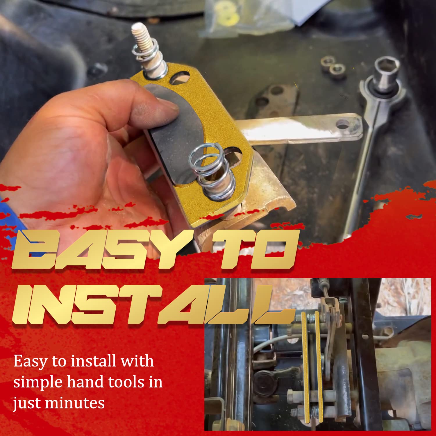 New Parking Brake Pad Kit 2203147 for Polaris Ranger 2X4 4X4 6X6 500 700 800 900, Parking Brake for Polaris Ranger