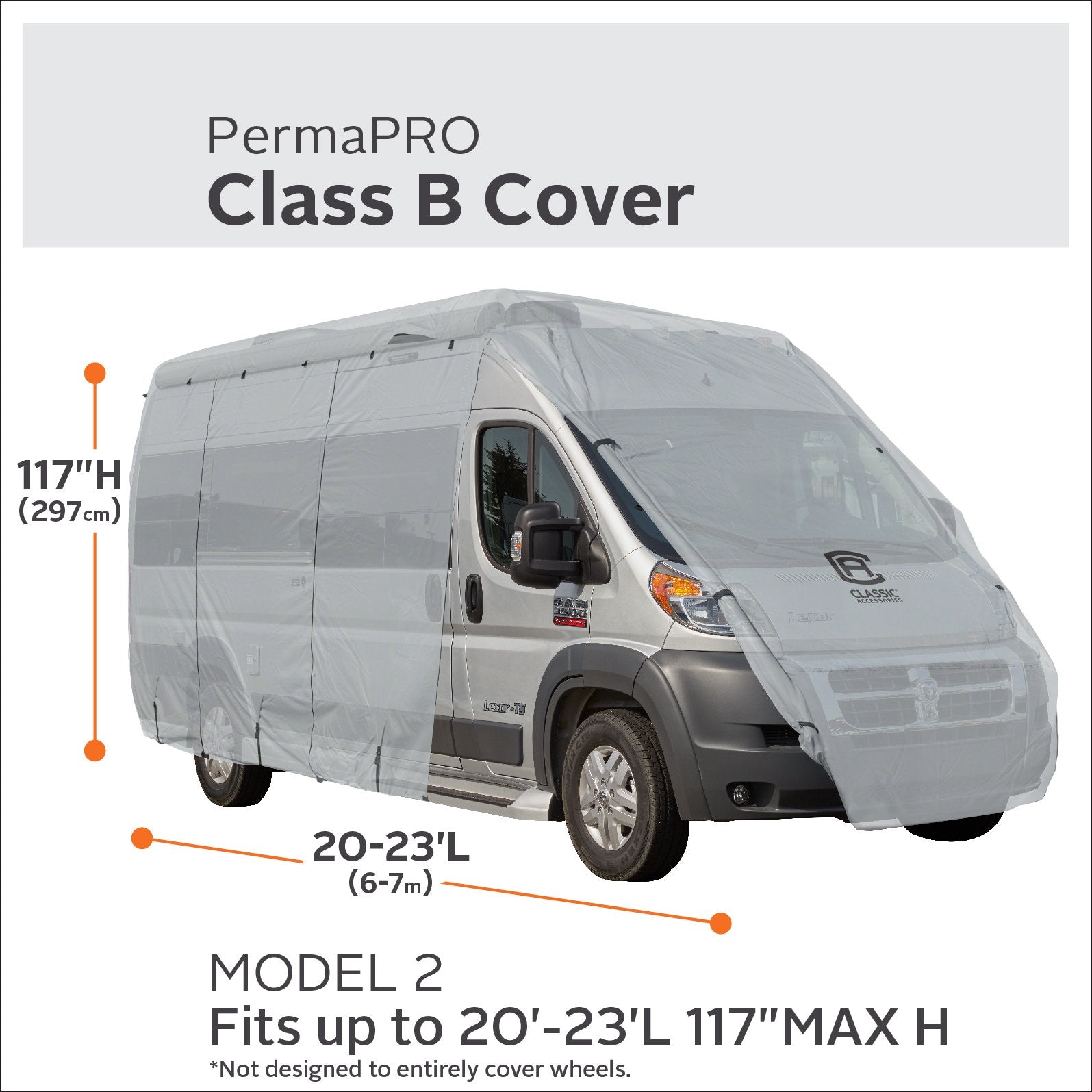 Classic Accessories Over Drive Permapro Class B Rv Cover, Fits 23'-25' Rvs