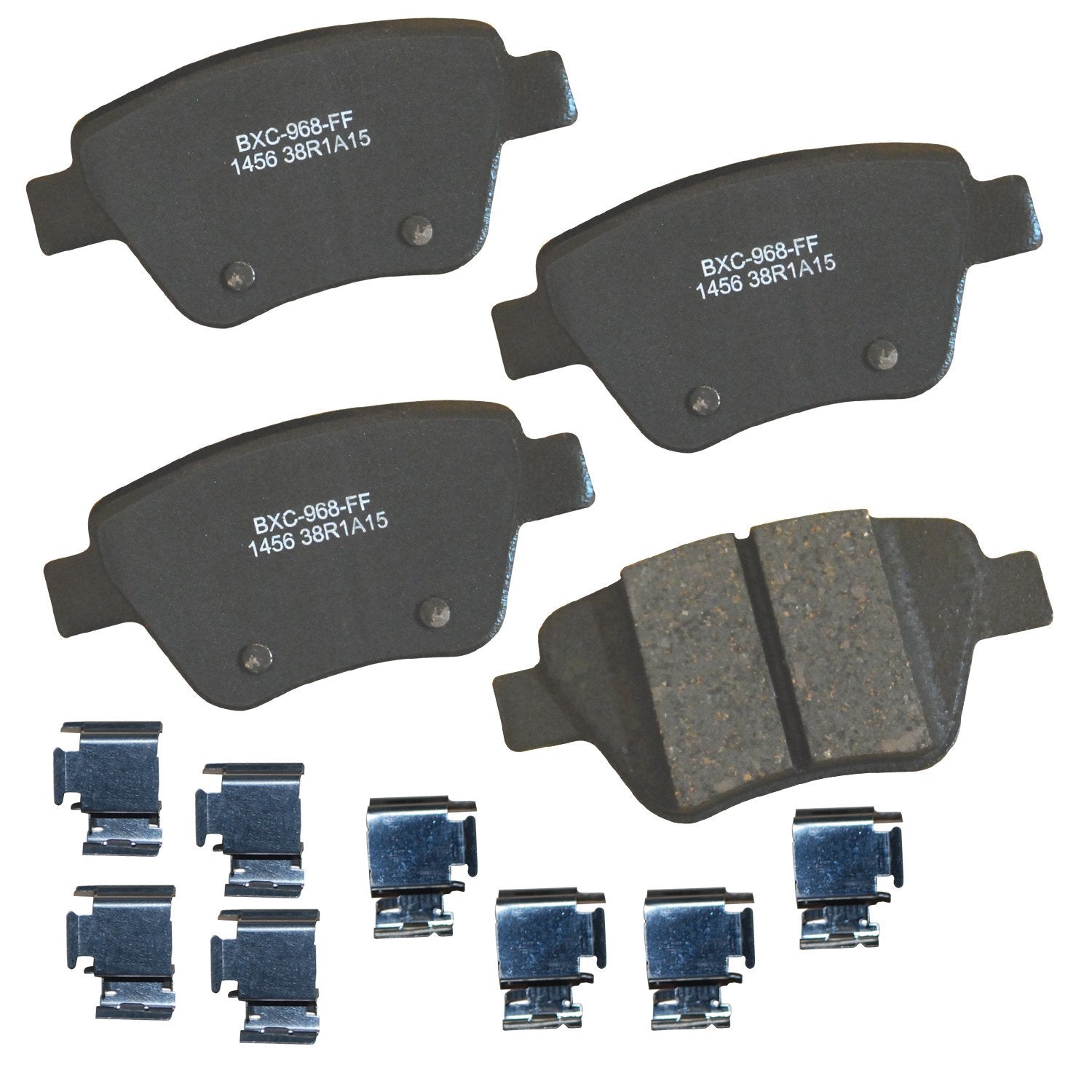 Bendix Premium Sbc1456 Ceramic Rear Brake Pads For Select Models Audi A3, A3 Quattro, Seat Leon, Volkswagen Beetle, Bora, Caddy,