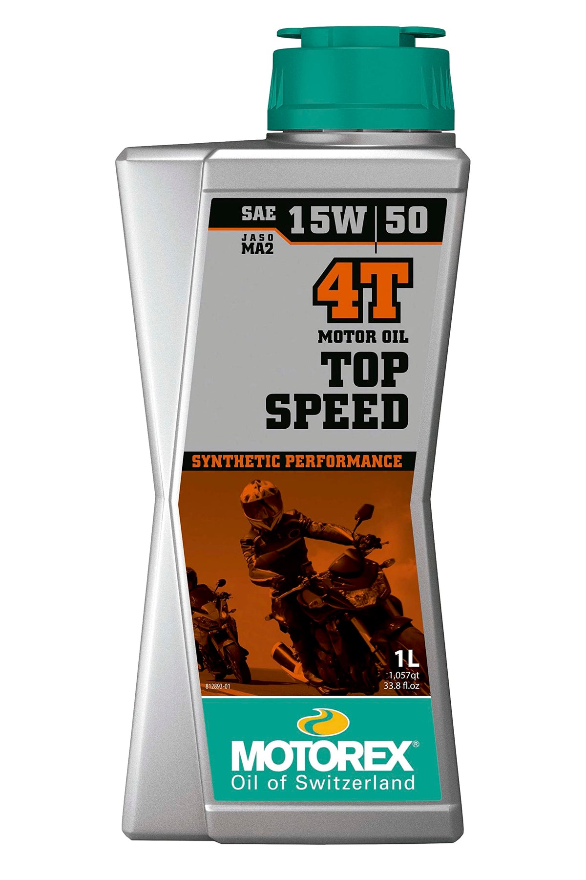 Motorex 308096 Top Speed 4T Oil - 15W50-1L.