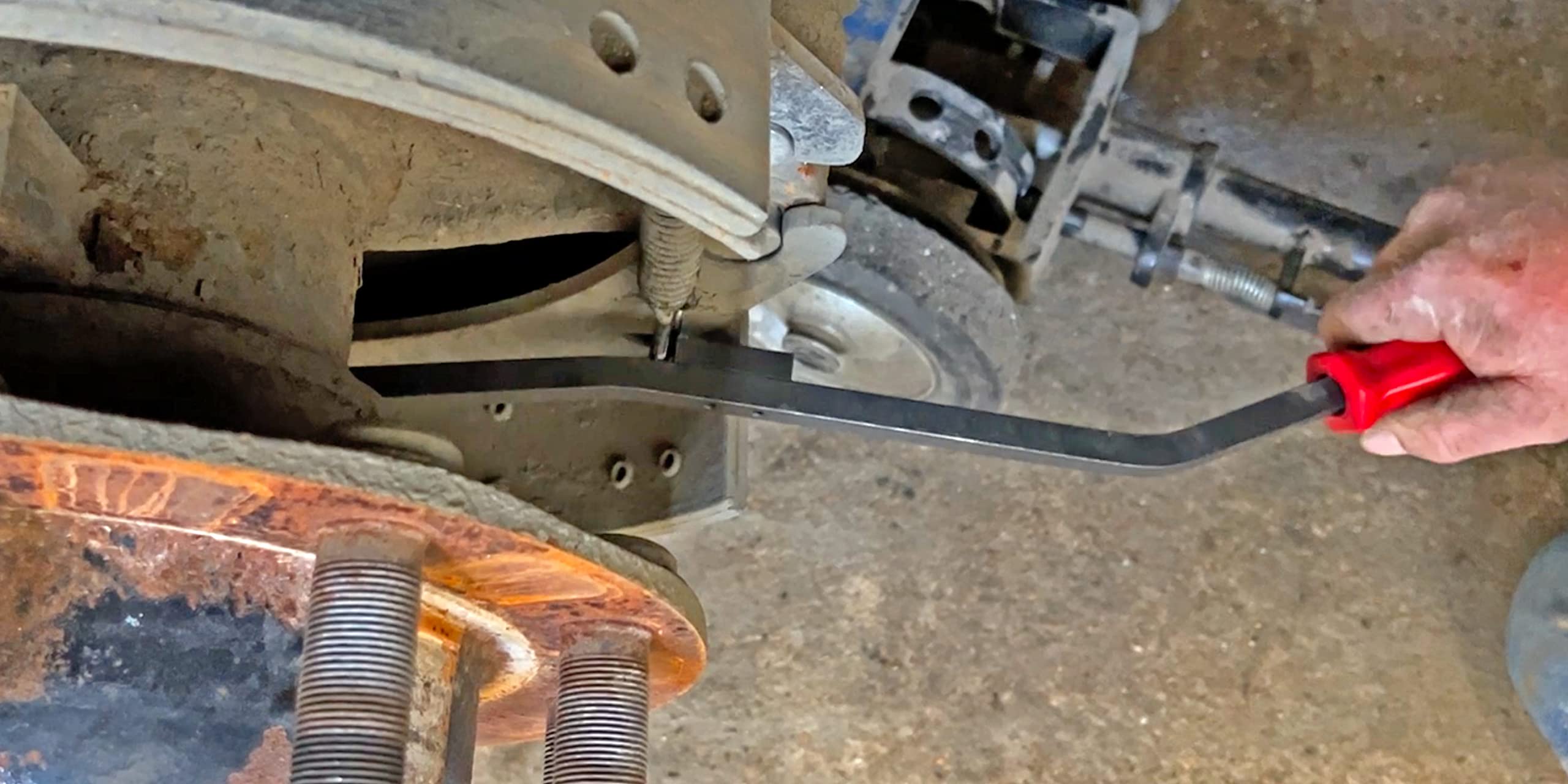 Lisle 40030 Brake Spring Bar,Black/Red