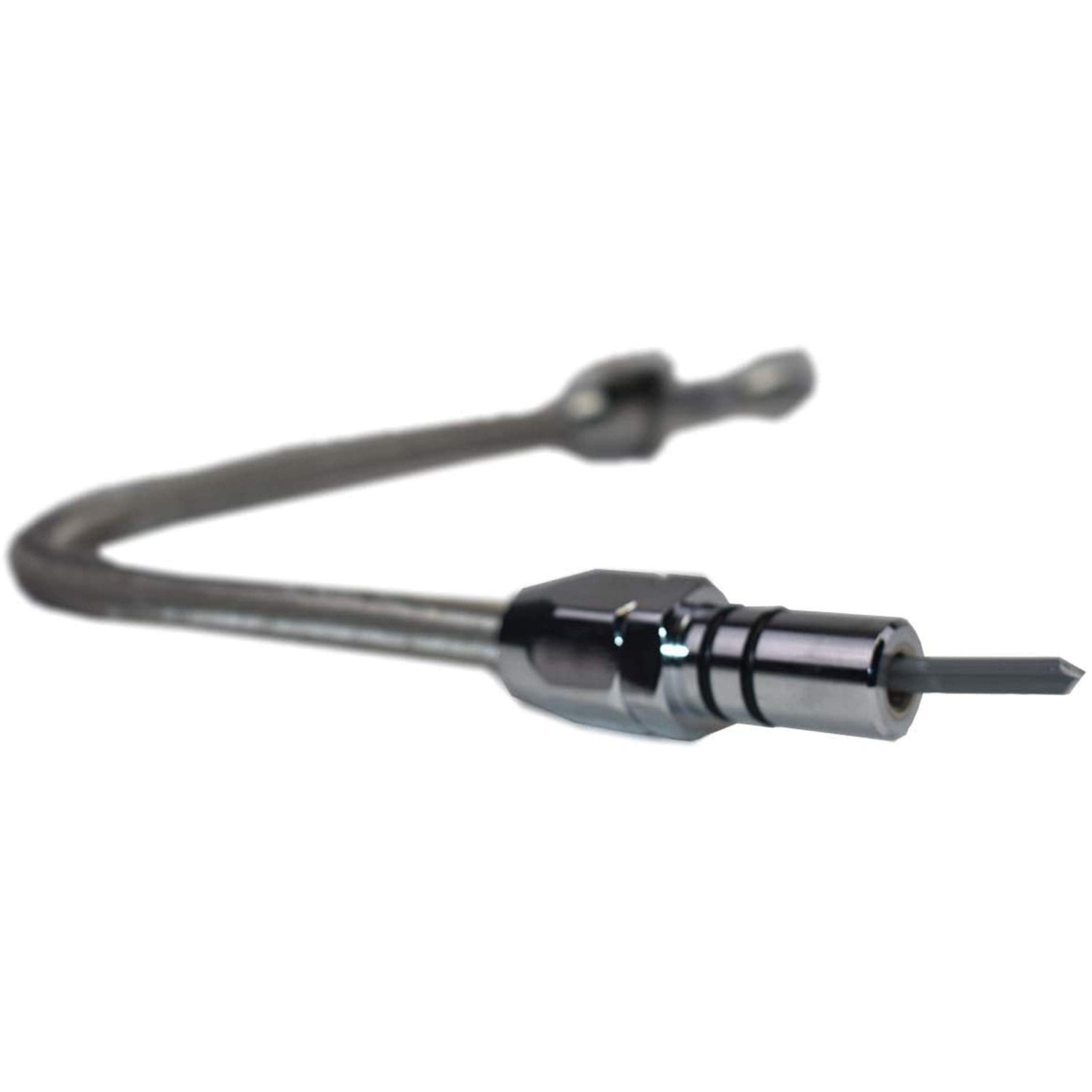 A-Team Performance - Transmission Dipstick Oil Tube Flexible Braided Stainless Steel Firewall Mount - Compatible with Chevrolet