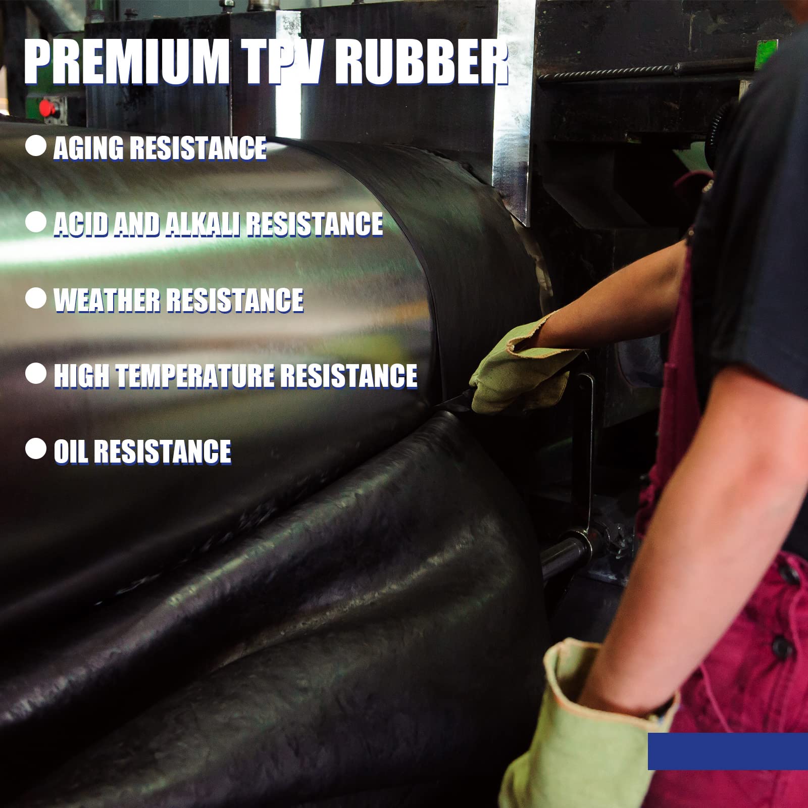 Tallew Rv Slide Out Seal Rv R854056 Slide Out Seal Clip Rubber Wiper Seal, 1-1/2 Inch Wide, 25 Foot Roll, Black Rv Slide Out Wea