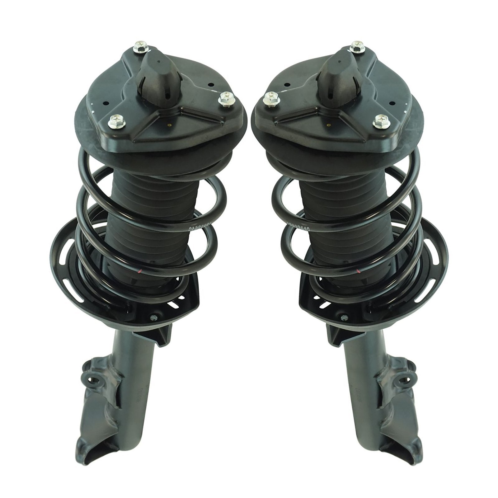 Trq Front Strut & Coil Spring Assembly Set Driver & Passenger Sides Compatible With 12-13 Mercedes-Benz C250 08-11 C300 08-14 C3