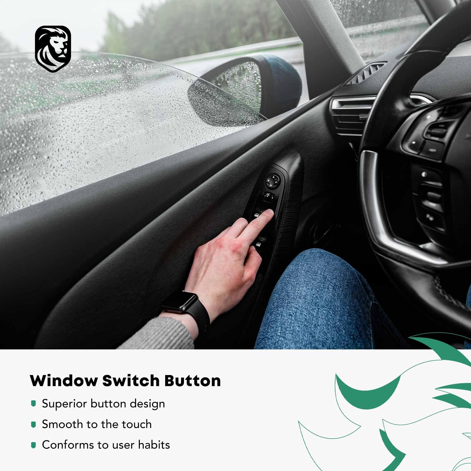 Yhtauto Master Power Window Switch Driver Side Replacement For 2000-2005 Chevrolet Impala, 2002-2003 Buick Rendezvous, 4+8 Pins, One Auto Up And Down Window Control Switch