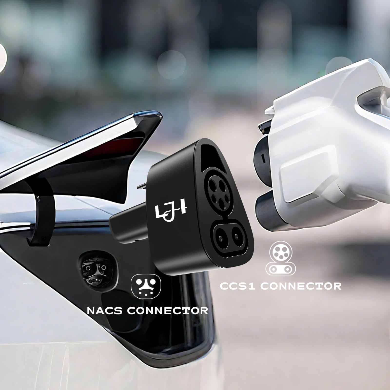 CCS to Tesla Adapter (NACS Compatible) - 250kW DC Fast Charging for CCS1 DC Stations - Super Fast Charging for Model Y/3/S/X - N