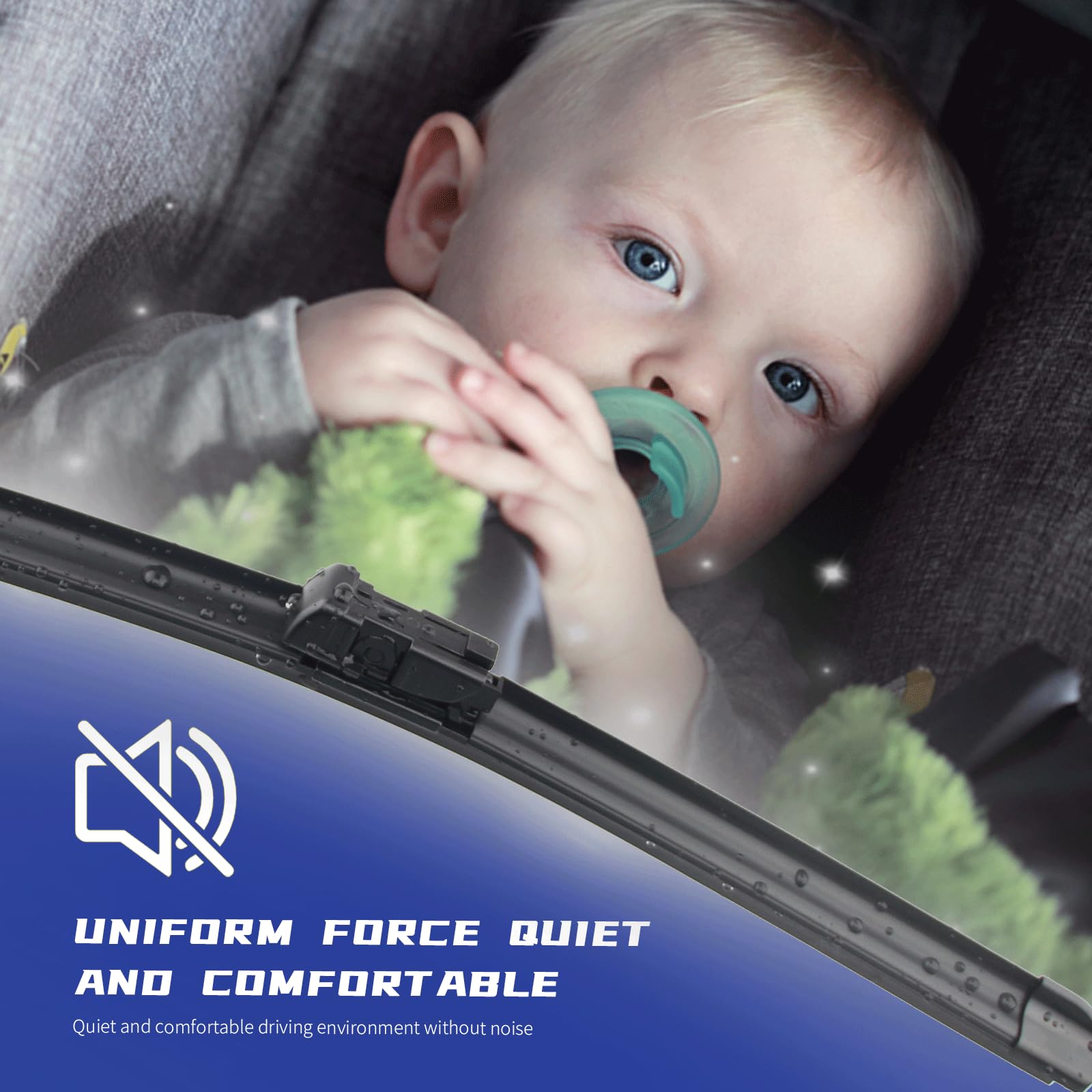 Emithsun Oem Quality Premium All-Season Windshield Wiper Blades Replacement For Honda Civic Coupe 2 Door 2005-2011,Easy Diy Install 28'+24'(Set Of 2)