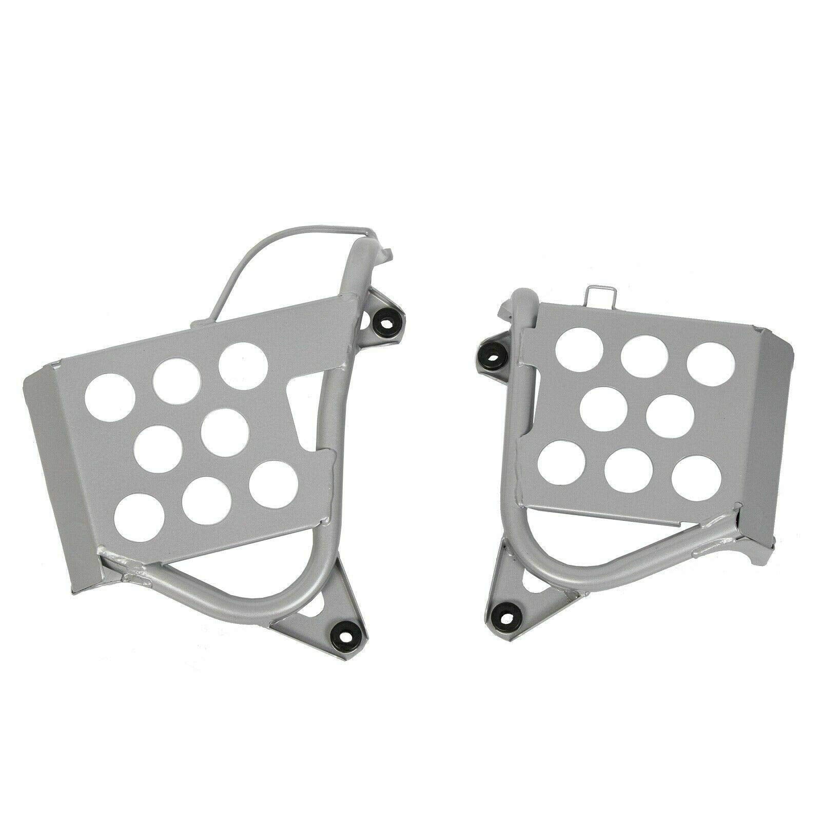 Ecotric Nerf Bars Heel Guards Compatible With 1990-2006 Yamaha Banshee Footrest Stand Black -You May Get Multiple Packages