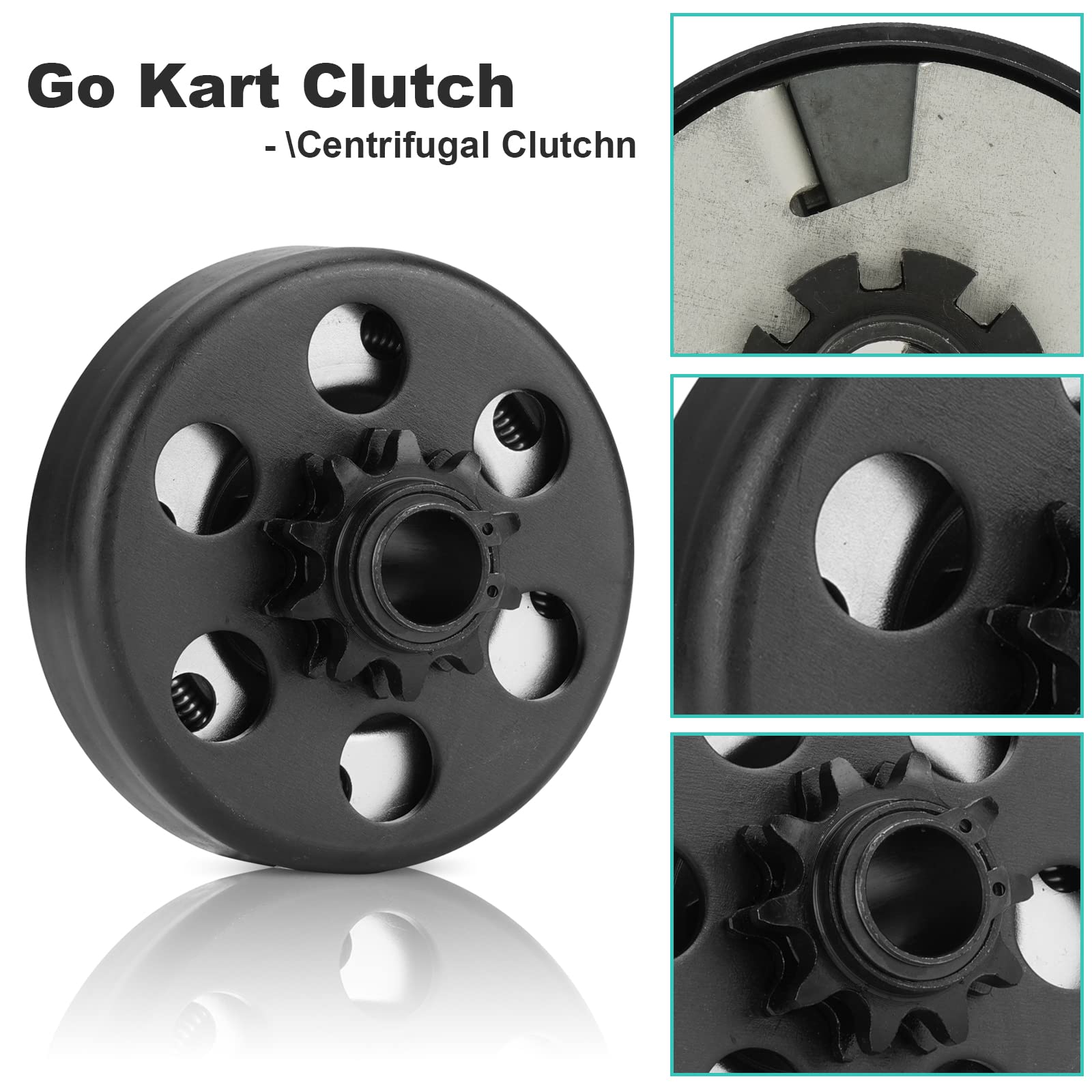 Go Kart Clutch 3/4 Bore 12T With #35 Chain, For Predator 212 Centrifugal Clutch Compatible With Honda Gx160, Gx200, Gx140, Gx120, Gc160, Gc190, Harbor Freight, Briggs And Stratton Tecumseh