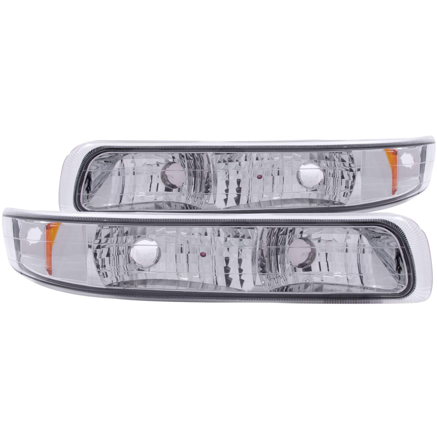 Anzousa 511064 Clear Parking Light With Amber Reflector - (Sold In Pairs)