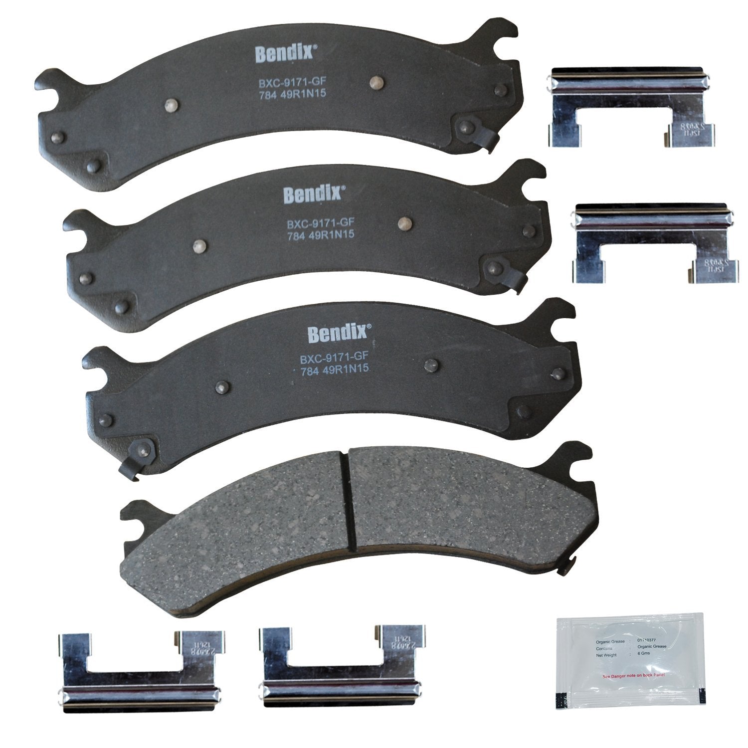 Bendix Priority1 Cfc784 Front Brake Pads For Cadillac Deville,Dts,Chevy Avalanche 2500,Express 3500,4500,Cargo,Pasajeros,Silvera
