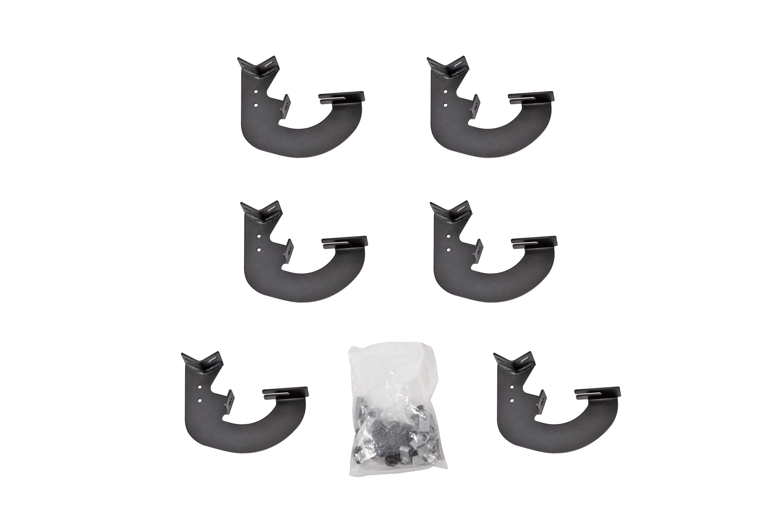 Dee Zee DZ 66317 Hex Side Step Bracket Kit, Black