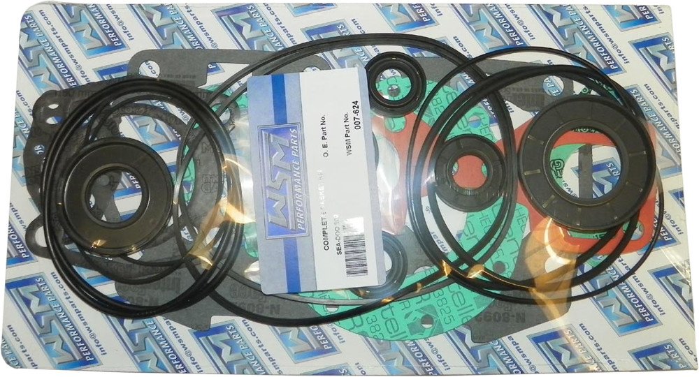 Seadoo 785 782 787 800 Cc White & Silver Engine Complete Gasket Kit Wsm Pwc 007-624