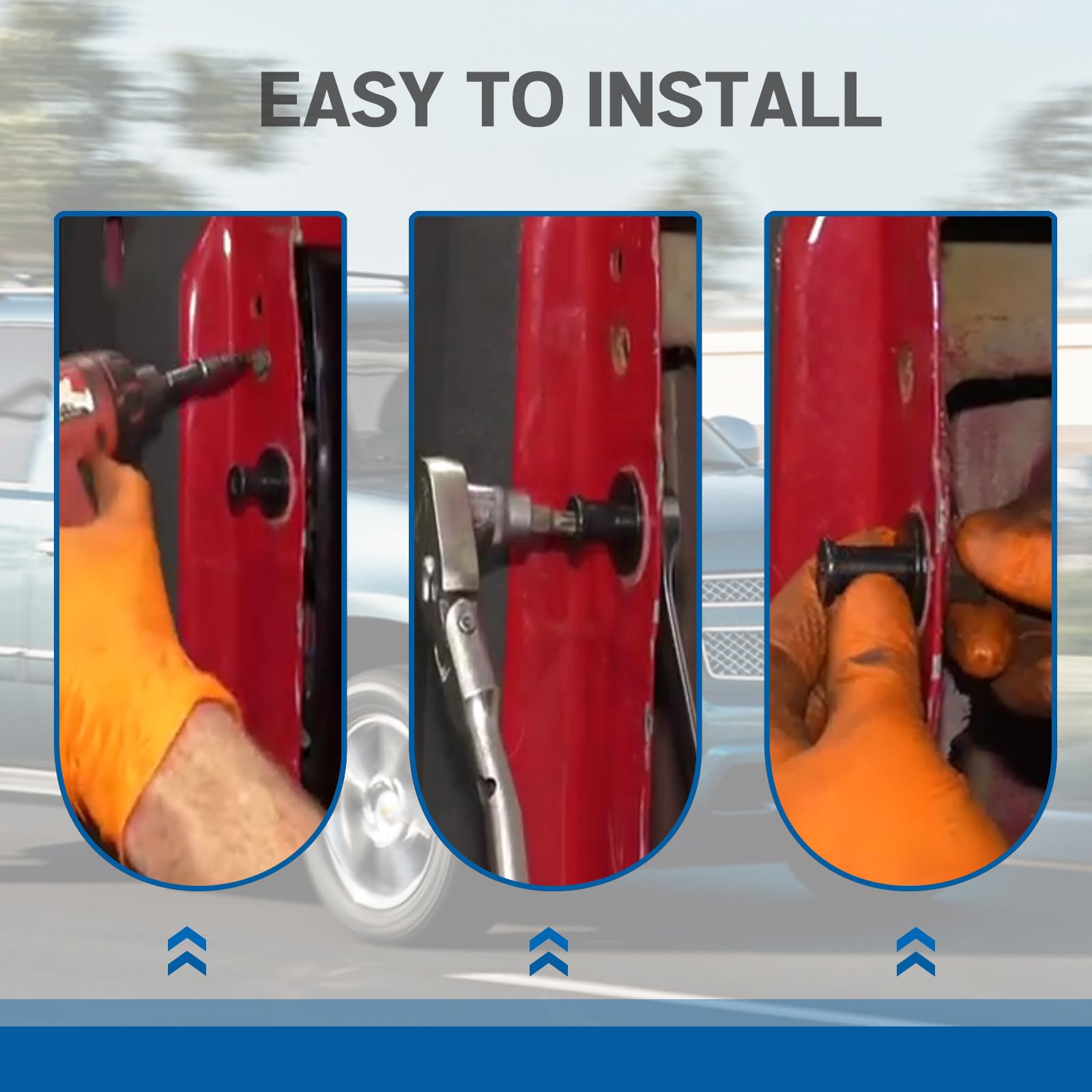 Unigt 38427 Tailgate Striker Bolt Compatible With Chevy Silverado Escalade Avalanche Sierra Come With Nuts Replace 11570162 - Set Of 2