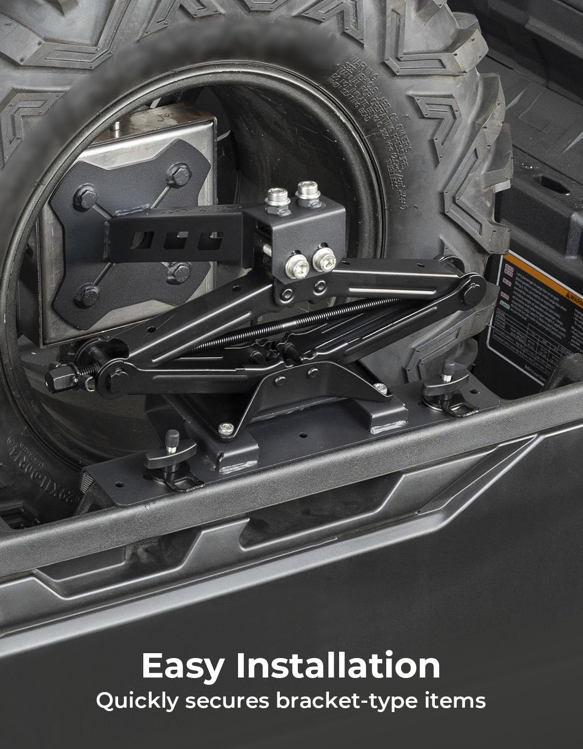 Kemimoto Expandable Anchor Mount, Tie Down Anchors Cargo Anchor Bed Tie Down Tab Kit Compatible With Can-Am Maverick, Defender,