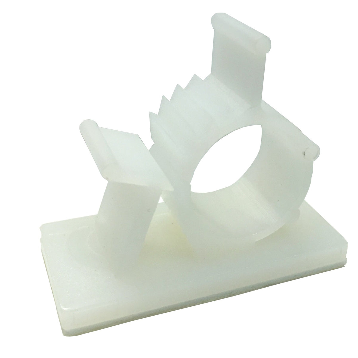 Gardner Bender GKK-1550 Plastic Kwik Clips UVB, Adjustable and Ratcheting, ½ in Dia, 4 Pk., White