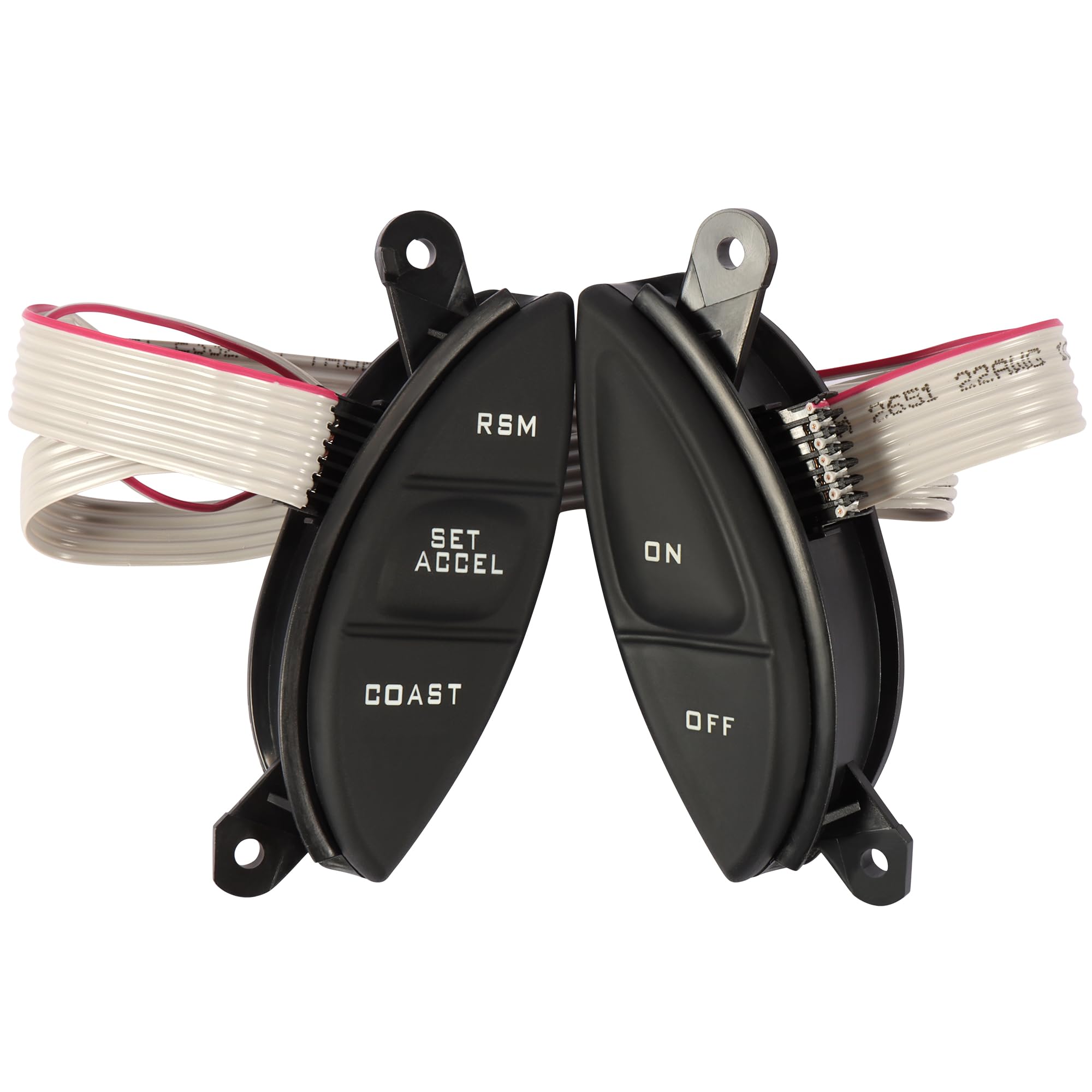 Basiker Steering Wheel Cruise Control Switch Buttons Multi-Function Combination Fit For 1998-2003 Ford Ranger 1998-2005 Ford Exp