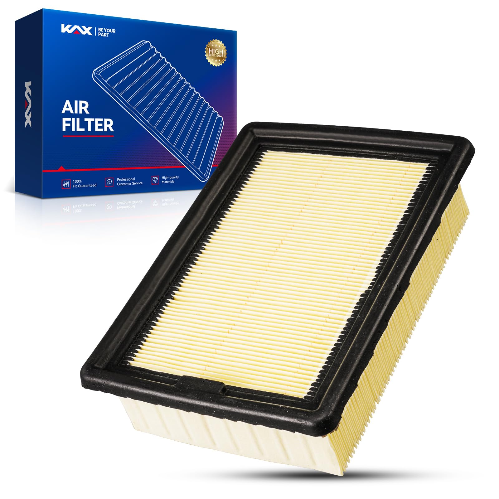 KAX Engine Air Filter, CA11456 Replacement for Ford Escape 2013 2014 2015 2016 2017 2018 2019, Transit Connect 2014-2022