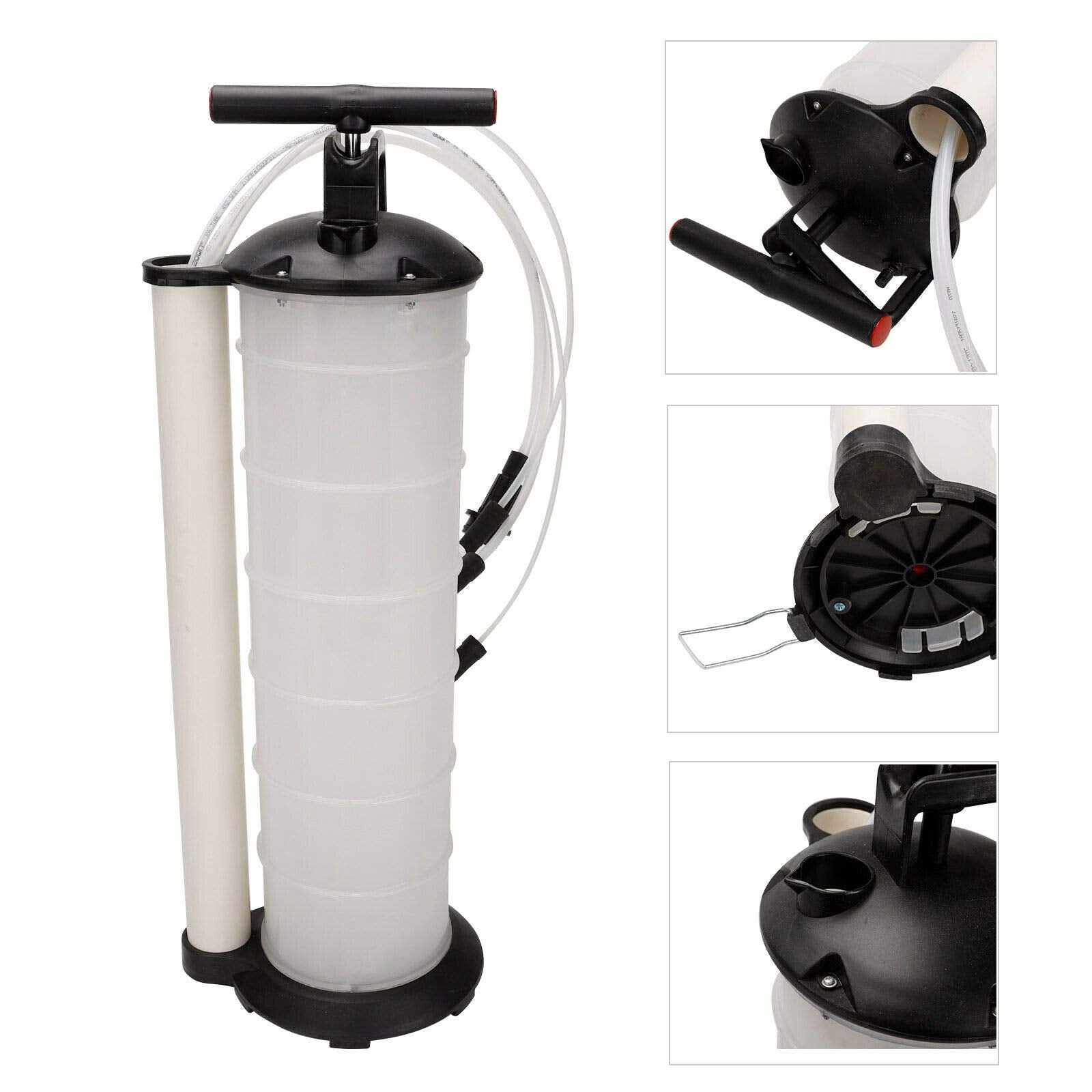 Superfastracing Oil Fluid Extractor 6.5L Manual Vacuum Fuel Petrol Pump Transfer Syphon Suction