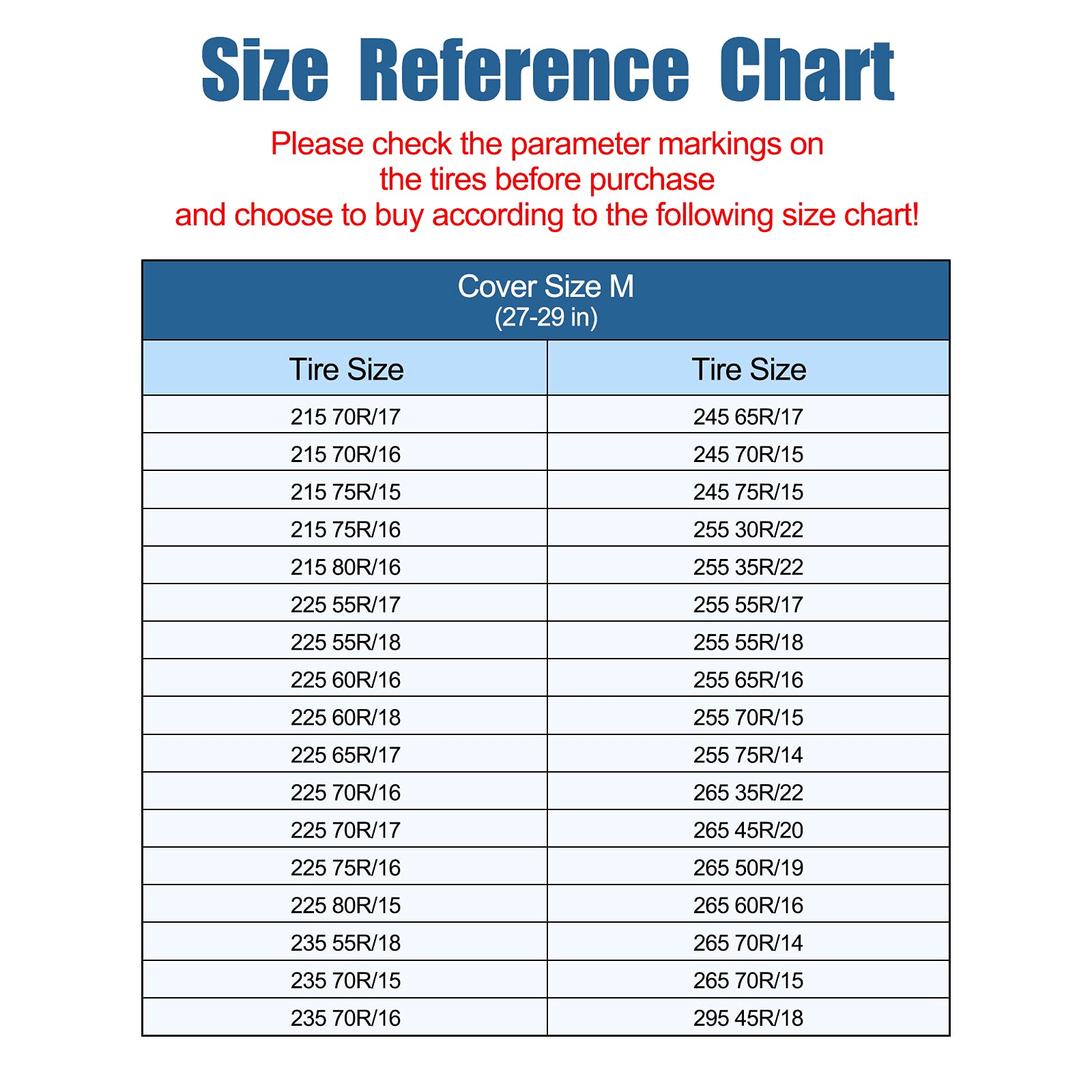 Syeral Tire Covers Set Of 4,Upgraded 5 Layer Nonwoven Rv Wheel Covers, Waterproof Anti-Uv Snow Sun Rain Tire Protectors Covers For Trailer,Camper,Rv,Truck,Suv,27-29Inch(M) Balck