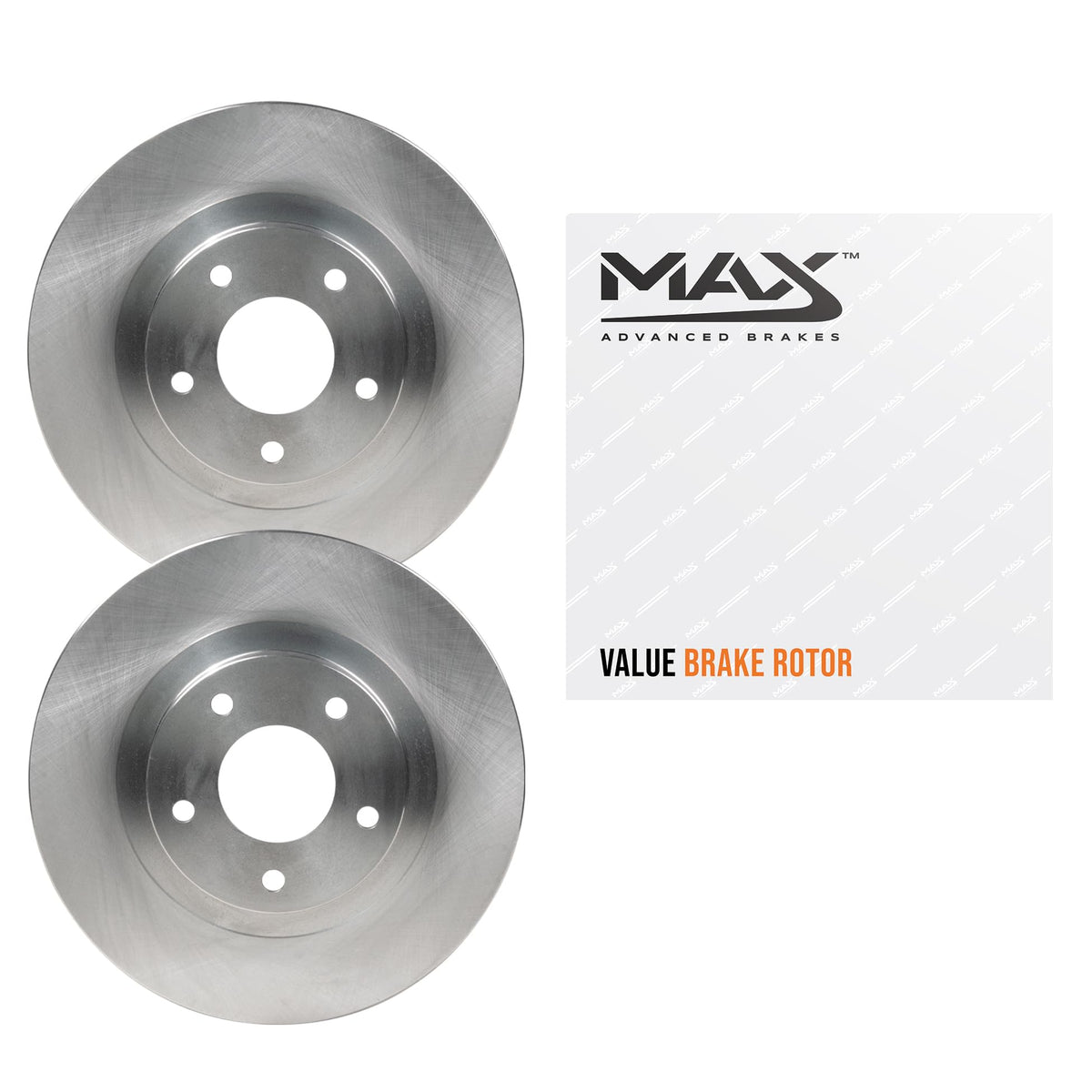 Max Advanced Brakes Front Brake Rotors Compatible With 2016 2017 Volvo Xc60 Replacement Oe Disc Brake Rotors