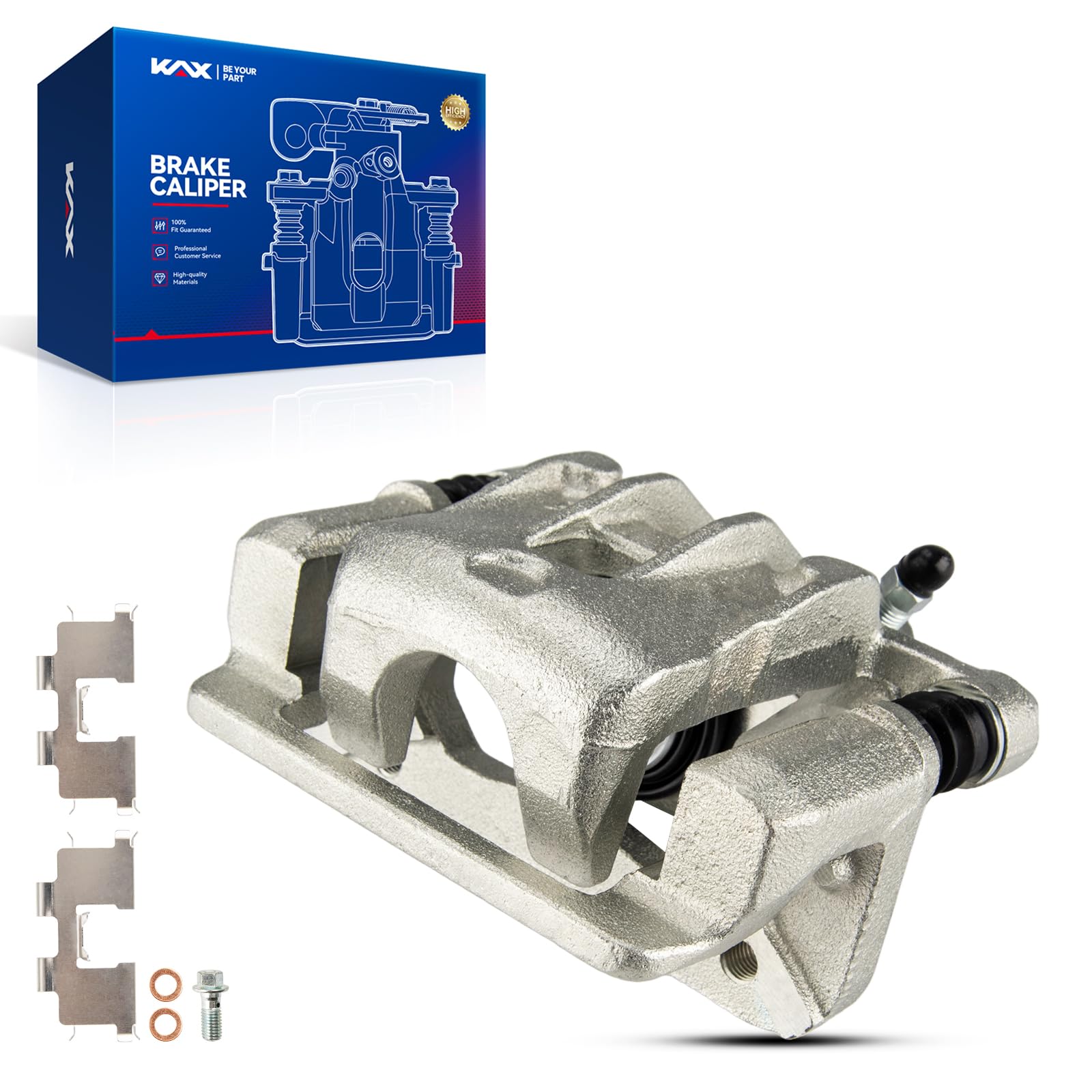 Kax Brake Caliper 19B3100 Compatible For Tucson 2005-2009, Sport-Age 2005-2010(Rear Left Side), Sonata 2006-2008, Optima 2006-20