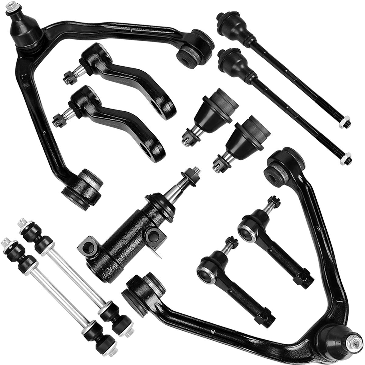 Autosaver88 Front Upper Control Arm Kit Compatible With 2002-2006 Cadillac Escalade, 1999-2007 Chevrolet, 1999-2007 Gmc -(4Wd, 6