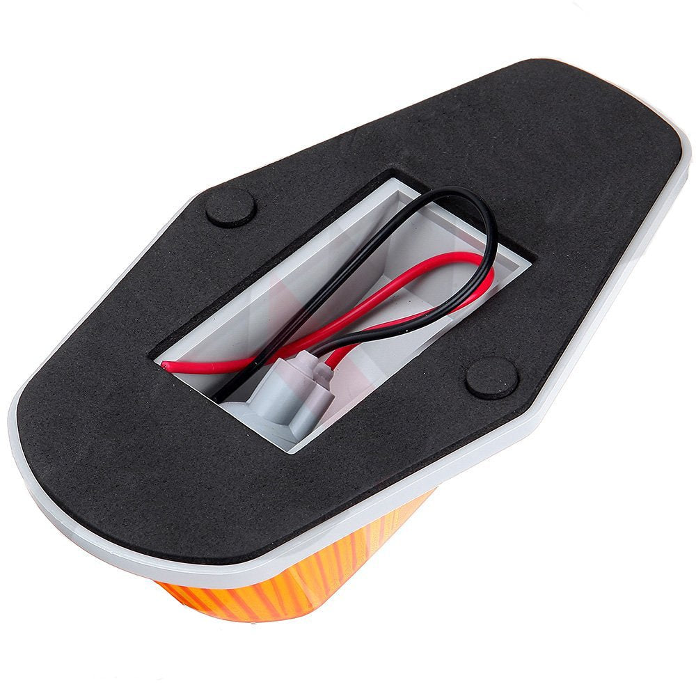 5 X Cab Marker Light, Amber Cover With Base Cab Roof Running Lights, Top Clearance Marker Lights Assembly For 1973-1997 Ford F-1