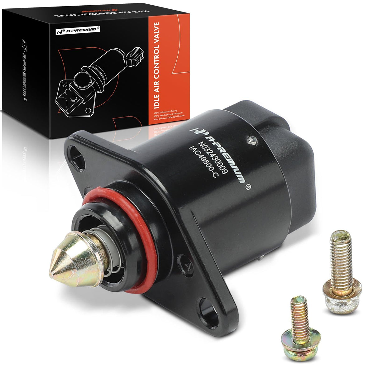 A-Premium Fuel Injection Idle Air Control Valve Compatible with Chevrolet Aveo 2004-2006 1.6L, Aveo 2008-2011 & Daewoo Lanos 199