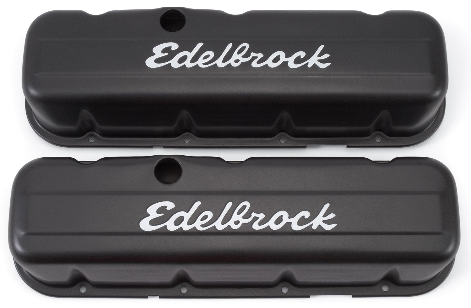 Edelbrock 4683 Signature Series Valve Cover Tall Profile Black Signature Series Valve Cover