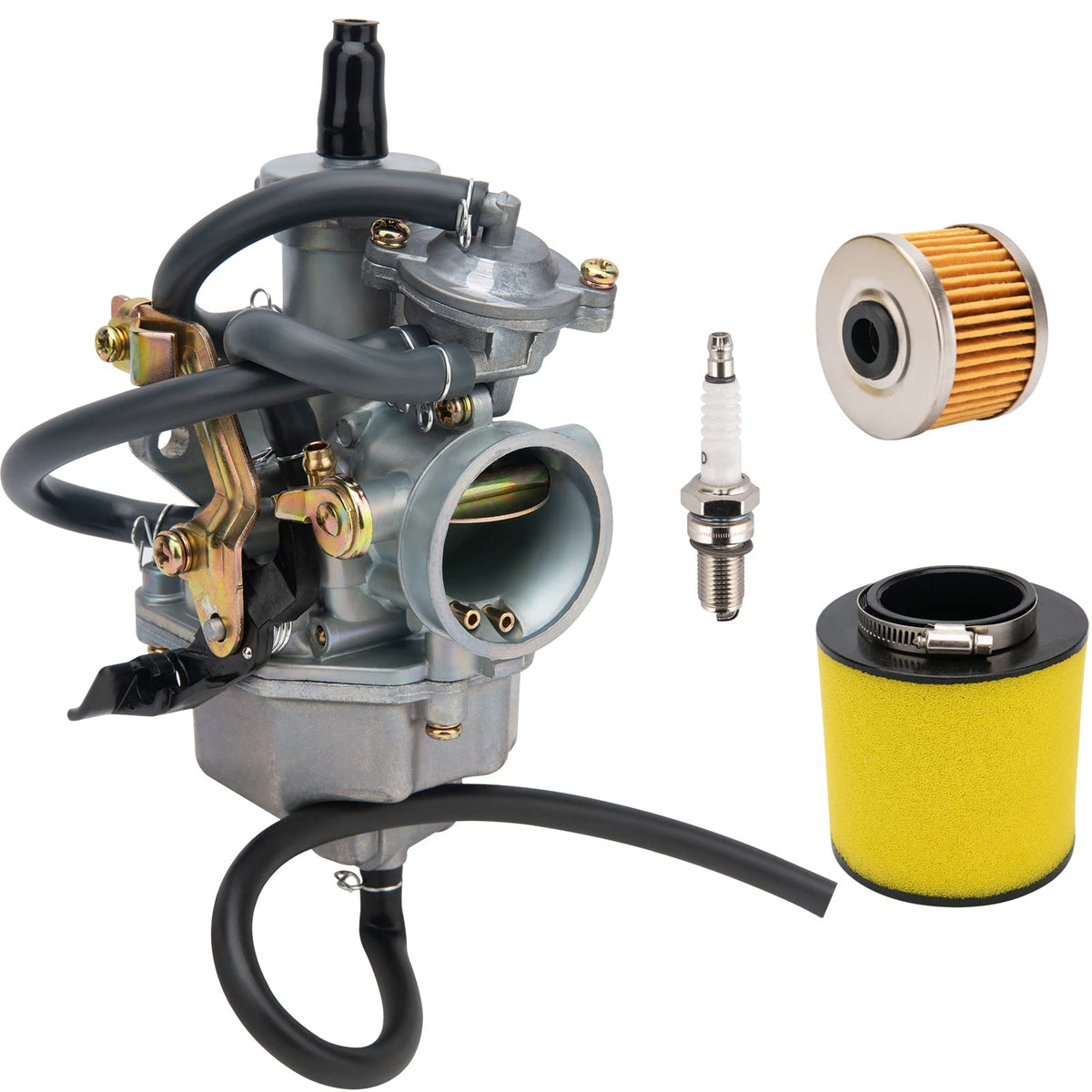 TRX250 Carburetor Compatible With Honda TRX 250 Recon TRX250 Recon TRX250TM TRX250TE ATV Carb TRX250 Carb (with TRX 250 Air Filt