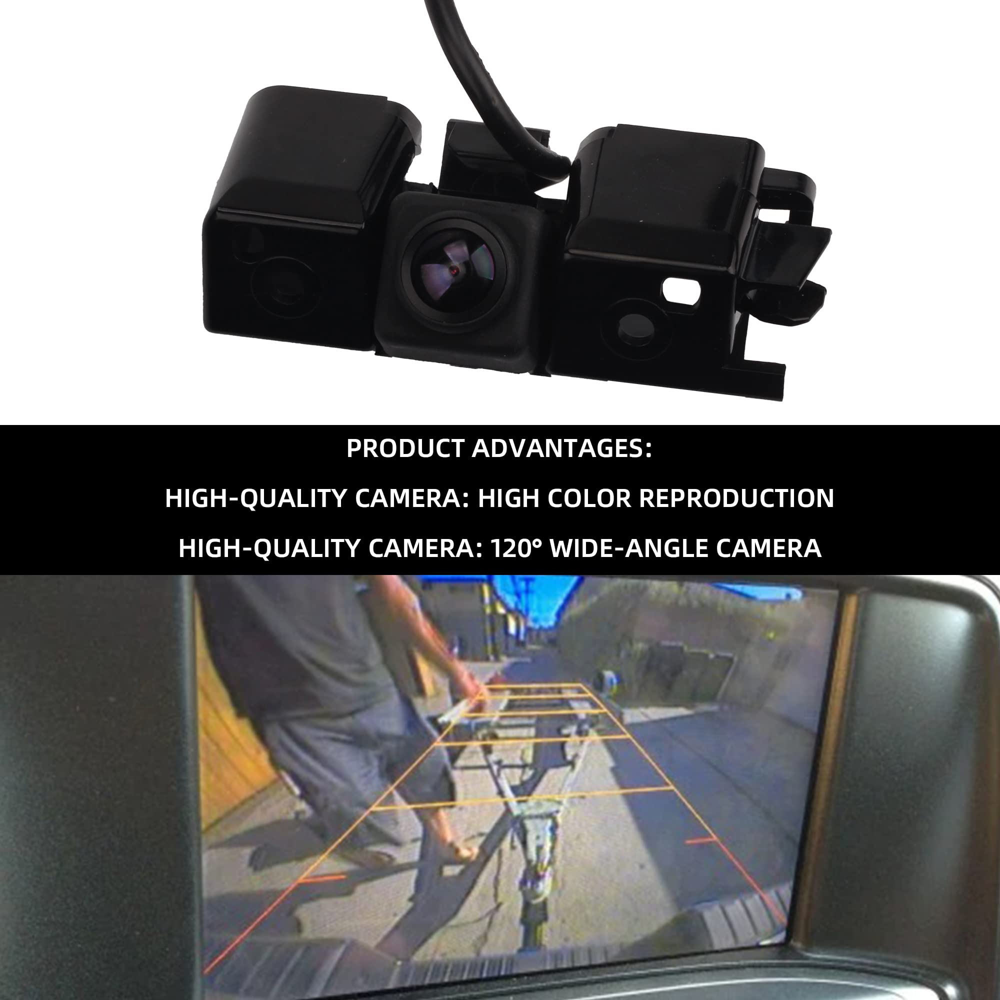 Dasbecan Backup Camera Replacement Compatible With Chevrolet Silverado Cheyenne Gmc Sierra 1500 2500 Hd 3500 Hd 2014 2015 Replac