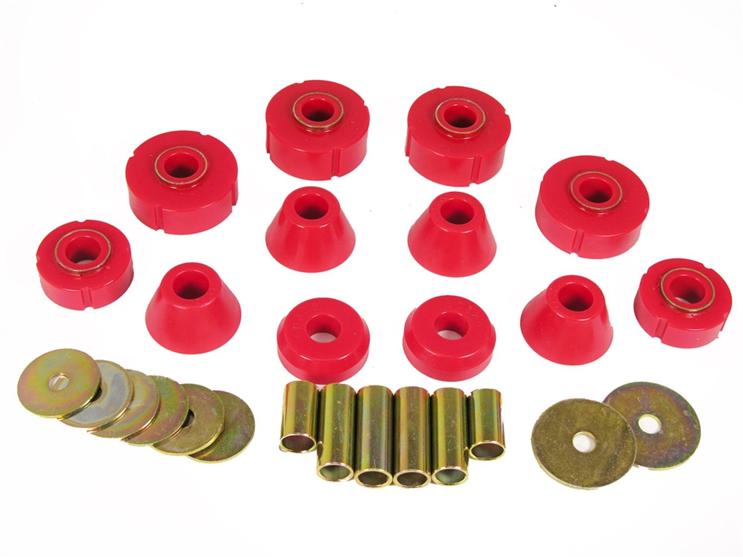 Prothane (7101) 6772 Chevy C10 Body Mount Kit  Red