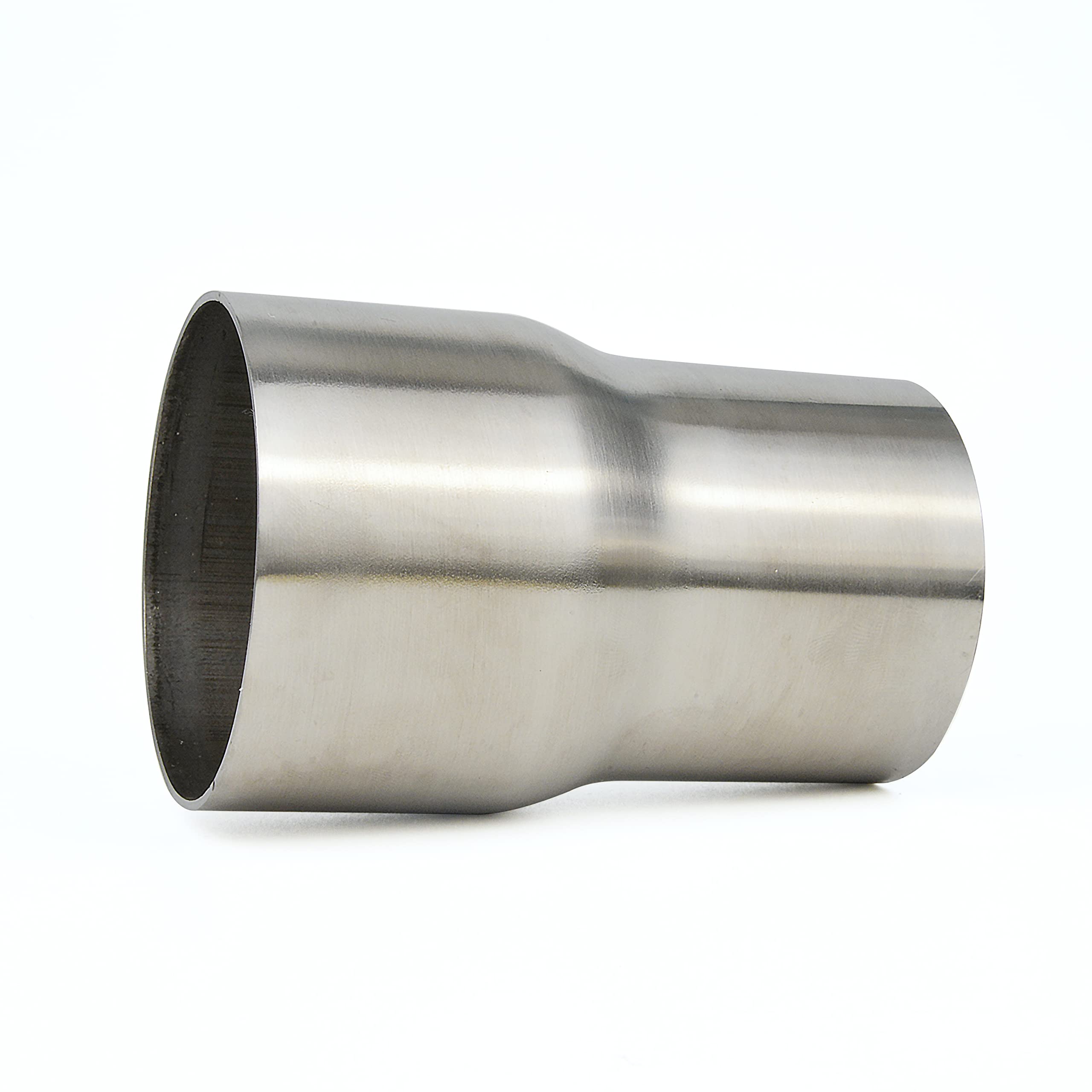 Universal ID 2 inch to OD 2.5 inch Stainless Steel Exhaust Adapter Coupler (2'' ID to 2 1/2'' OD), Pipe Connect Reducer Whole Le